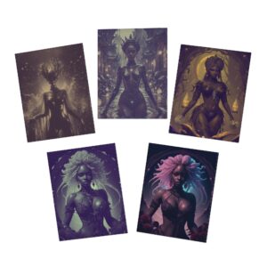 Greeting Cards (5-Pack) - The Mistresses Halloween Collection Volume 2