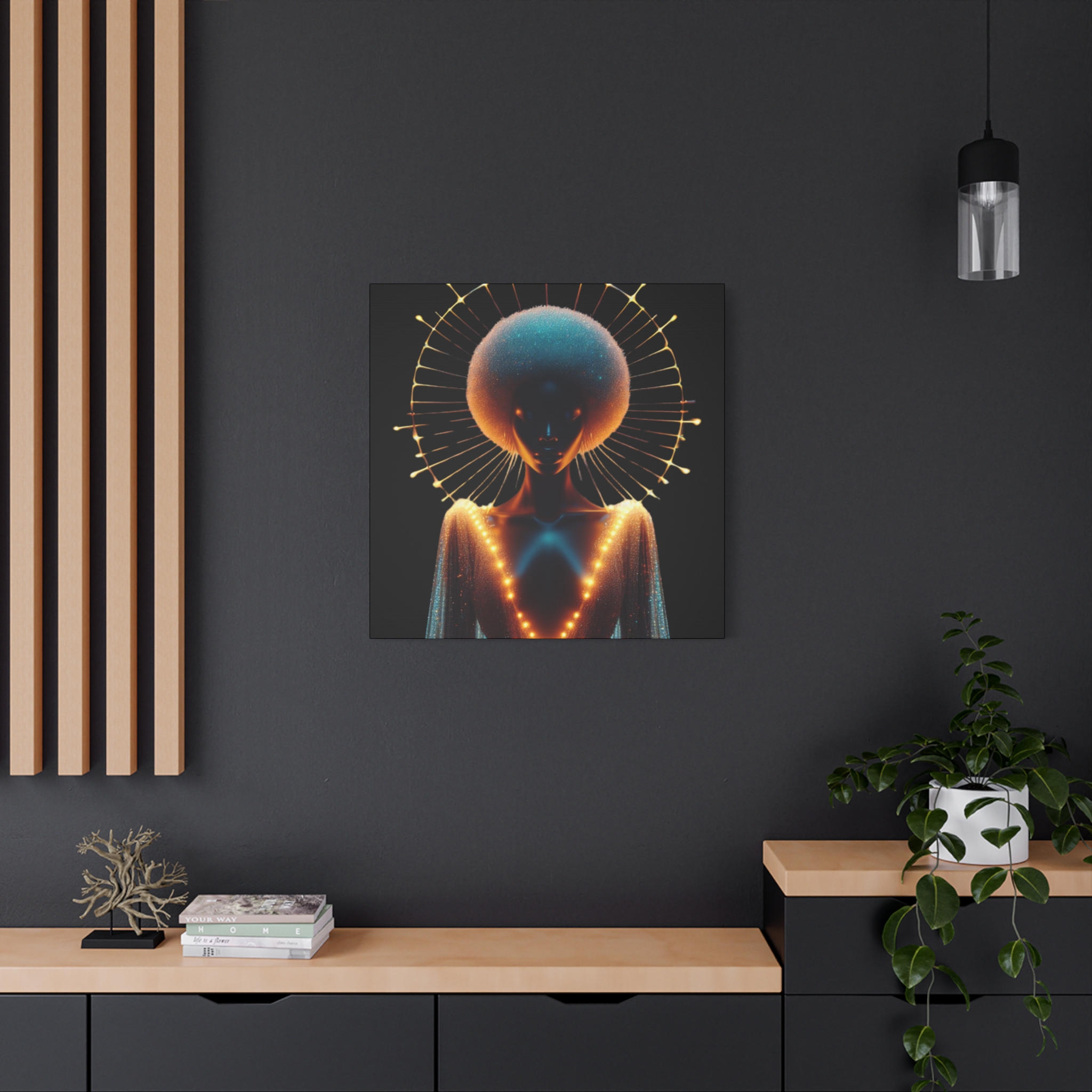 Glorious Halo Eternal Light Matte Canvas Wall Art - Image 40