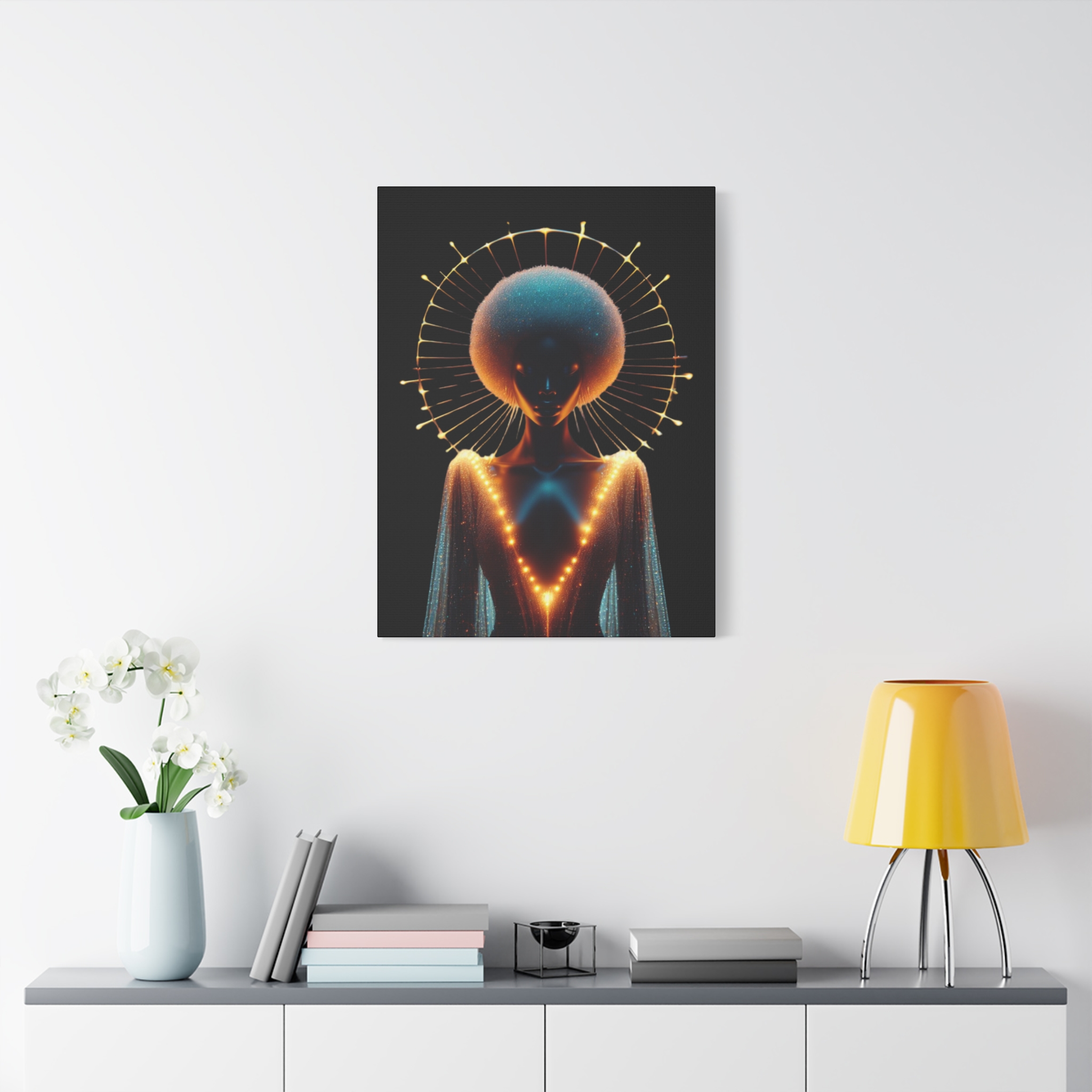 Glorious Halo Eternal Light Matte Canvas Wall Art - Image 7