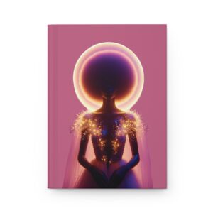 Blush Ethereal Halo Goddess Journal — Hardcover Notebook