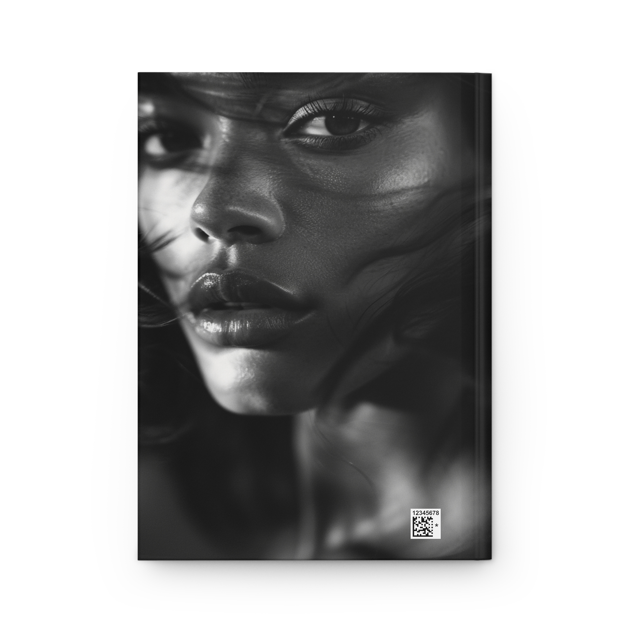 Profound Intensity Black & White Portrait Hardcover Journal — for Creative Writing, Personal Reflection, Gift - Image 2