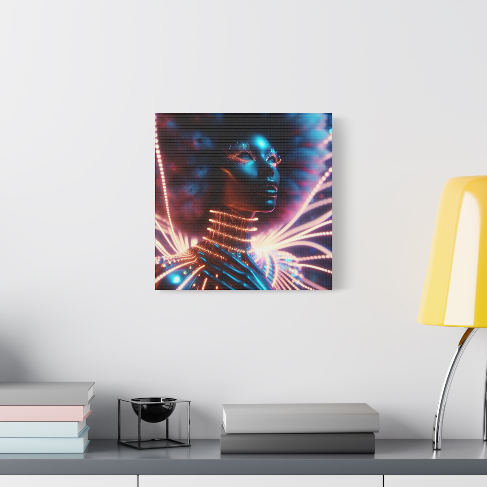 In Awe Futuristic Muse Matte Canvas Art - Stretched 1.25" - Image 59