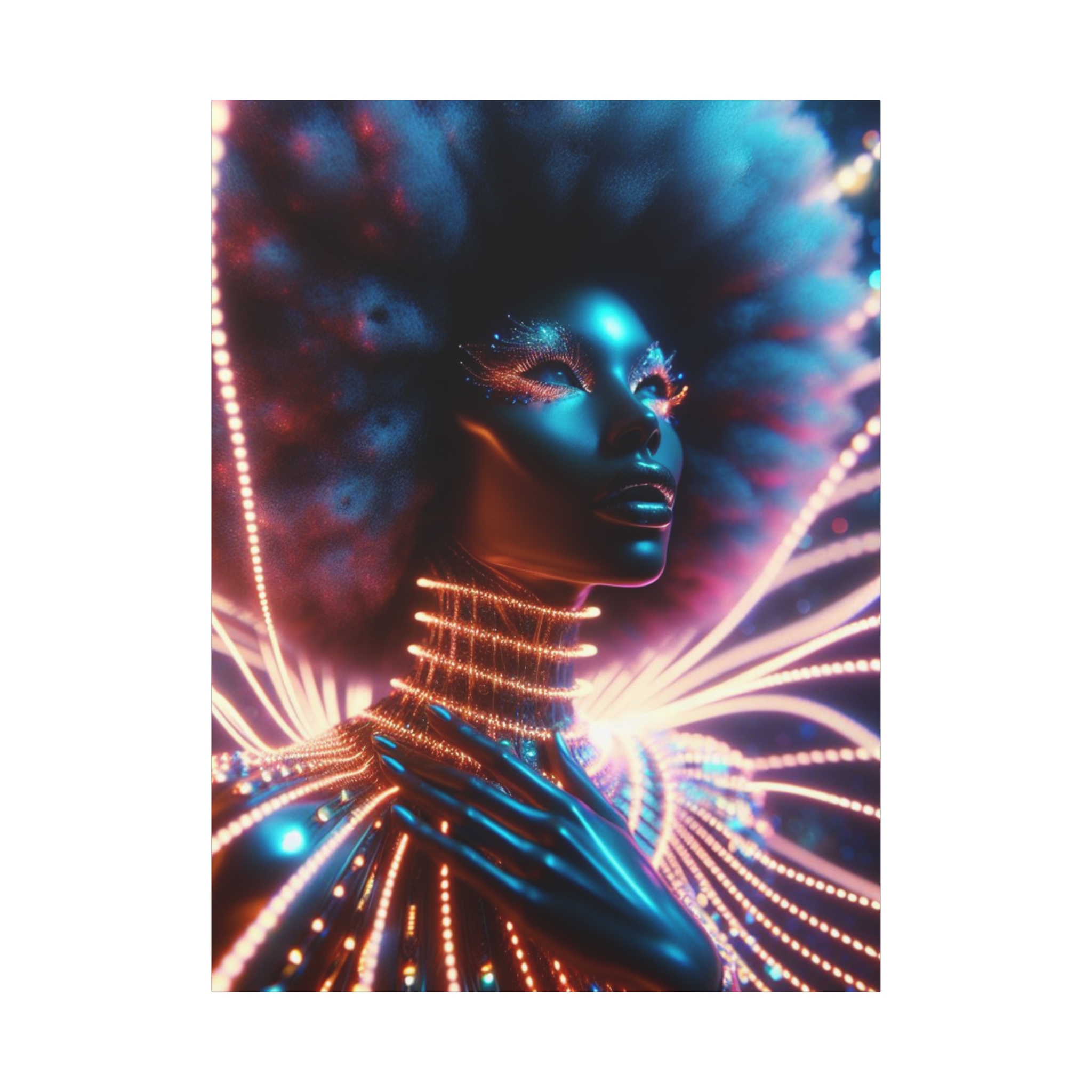 In Awe Futuristic Muse Matte Canvas Art - Stretched 1.25" - Image 41