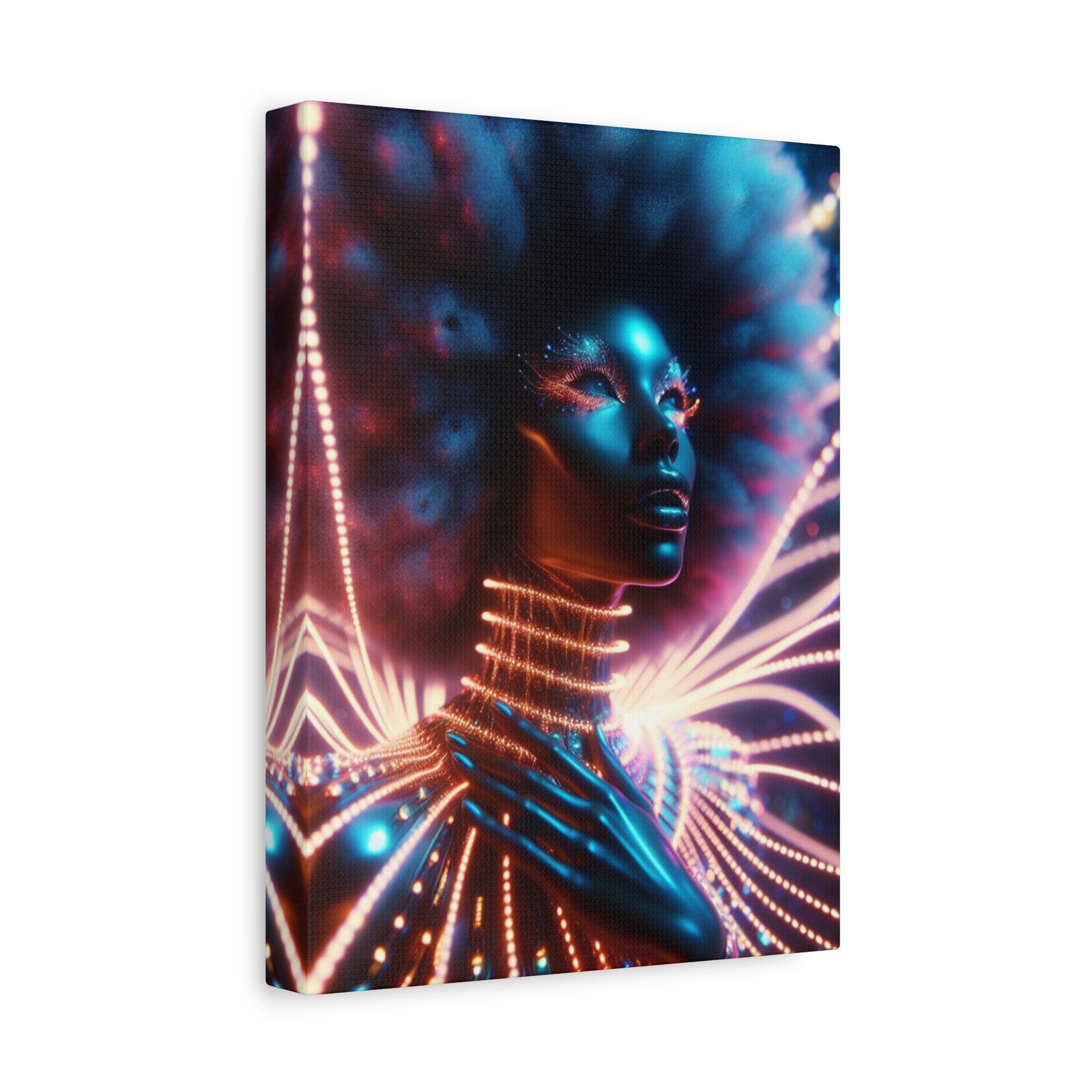 In Awe Futuristic Muse Matte Canvas Art - Stretched 1.25" - Image 6
