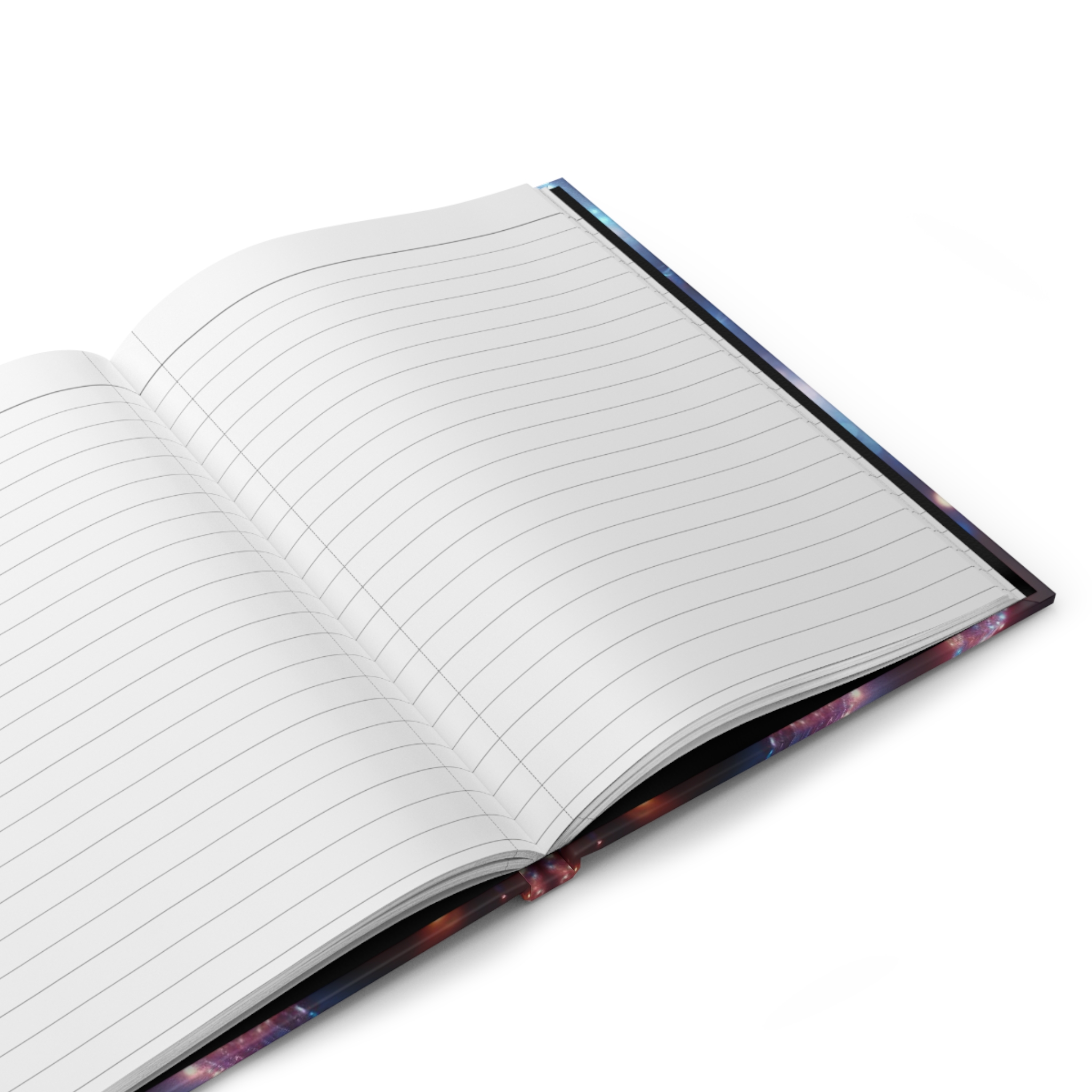 Galatica Futuristic Neon Muse Hardcover Journal — Art Notebook - Image 4
