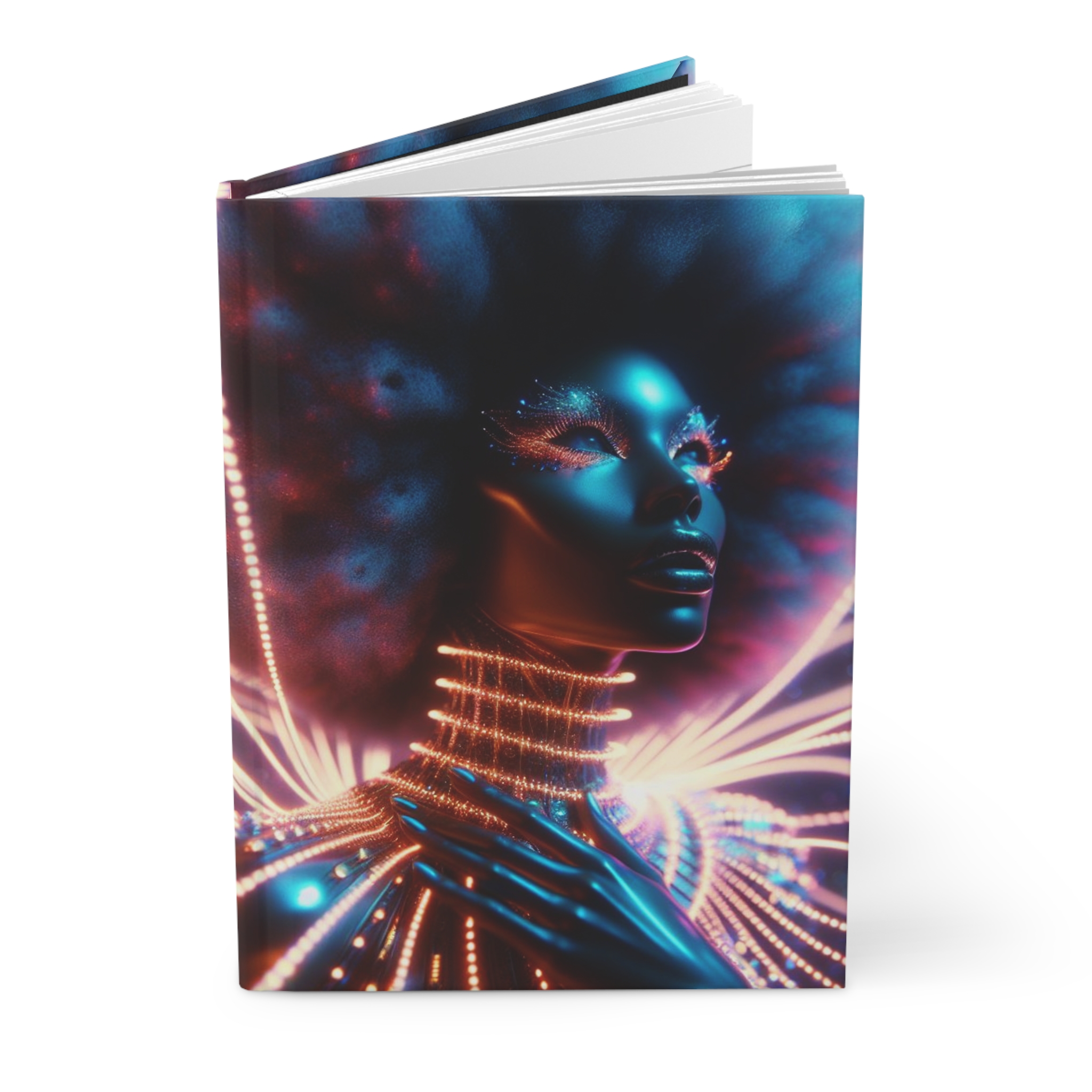 In Awe Futuristic Muse Hardcover Journal - Image 3