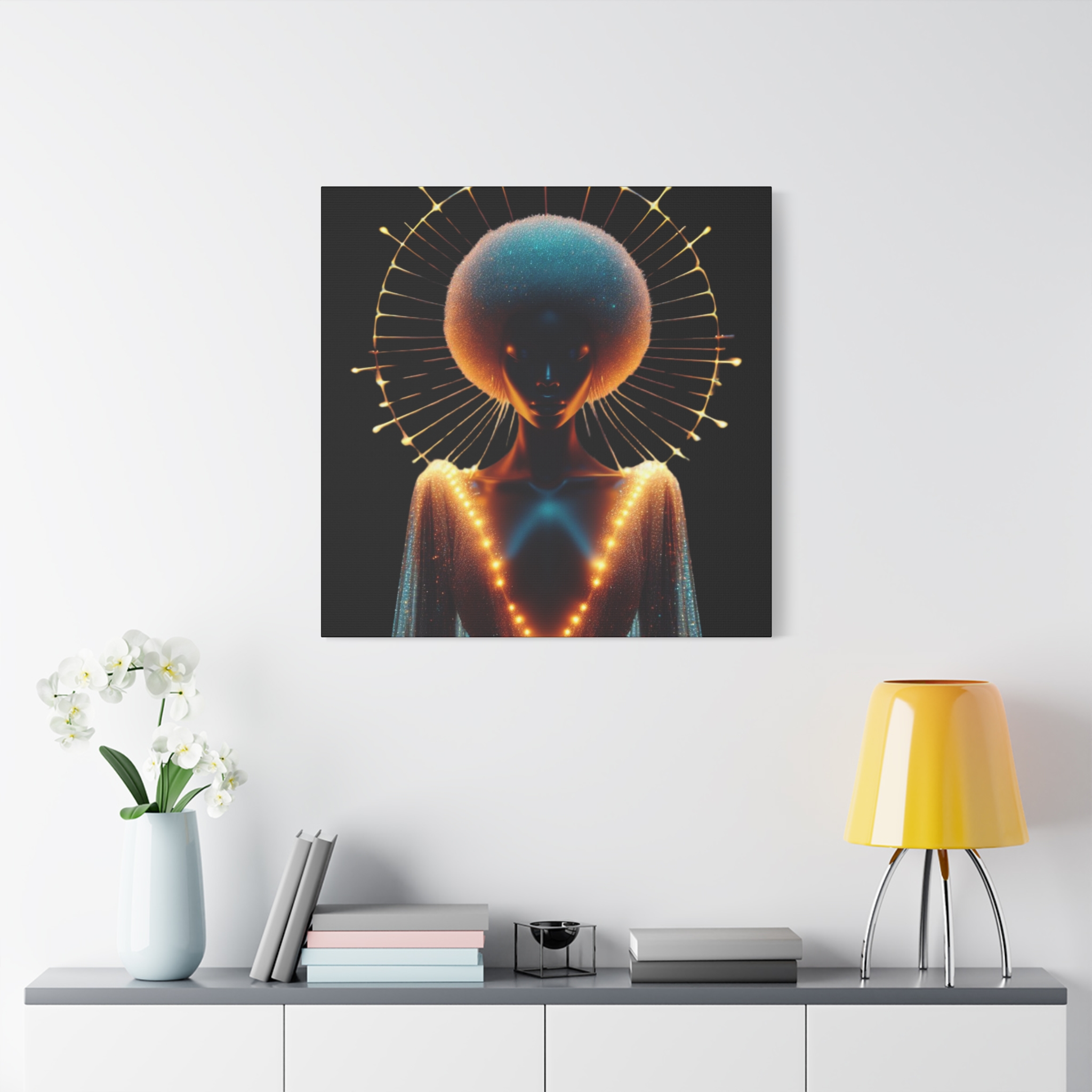 Glorious Halo Eternal Light Matte Canvas Wall Art - Image 43