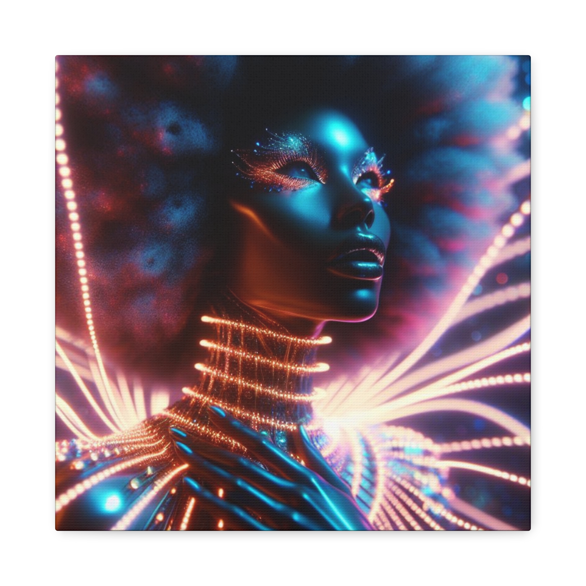 In Awe Futuristic Muse Matte Canvas Art - Stretched 1.25" - Image 57