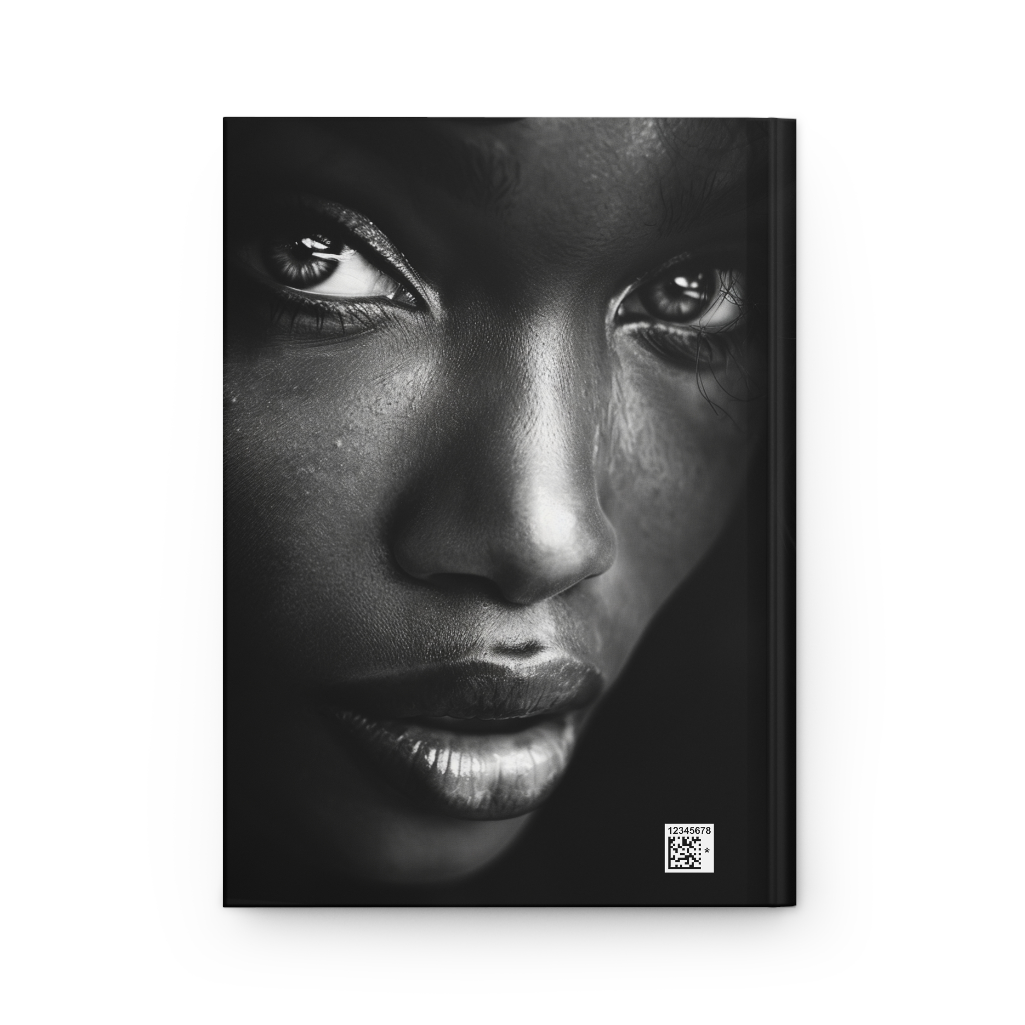 Wonderlust Gaze Black & White Portrait Hardcover Journal — Matte Notebook - Image 2