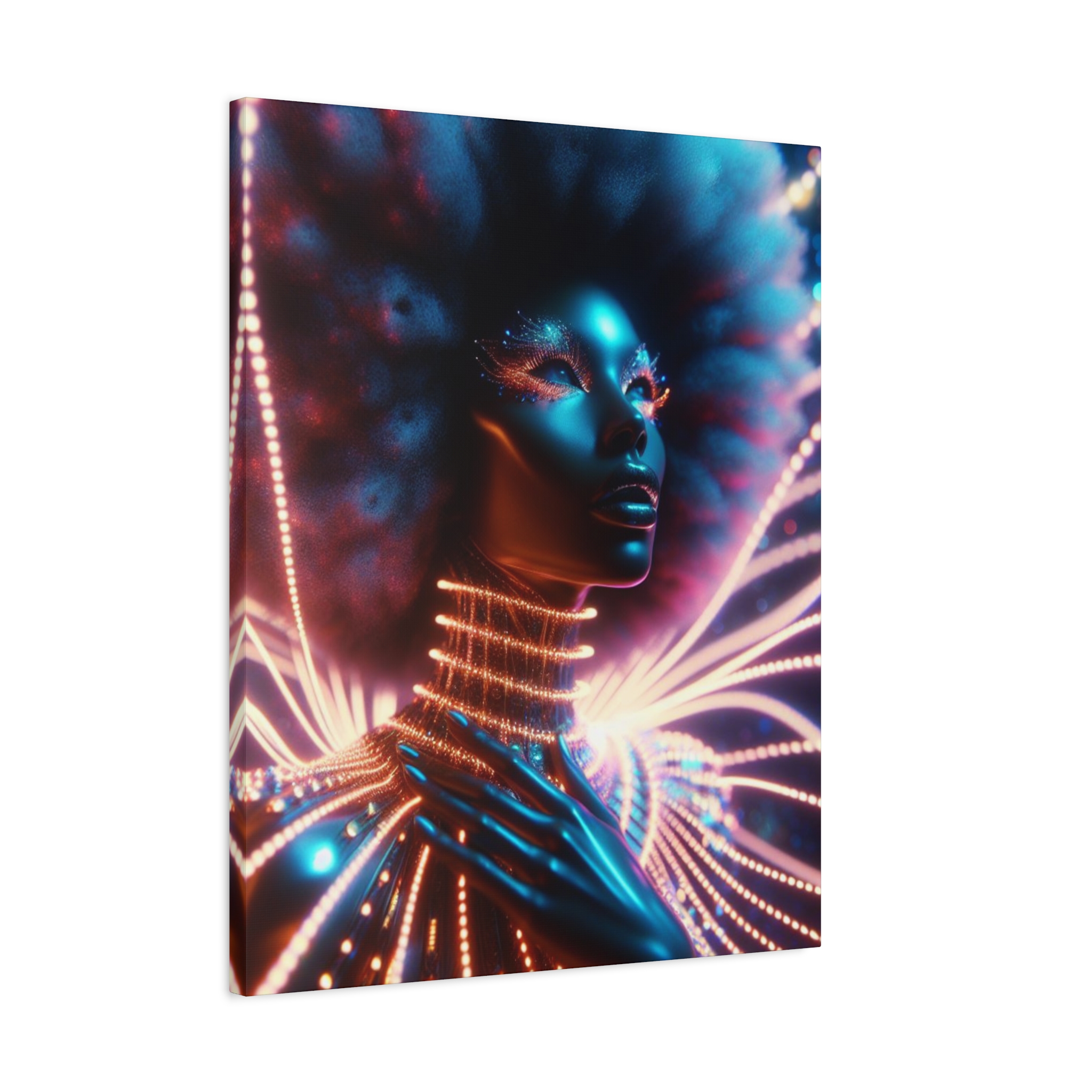 In Awe Futuristic Muse Matte Canvas Art - Stretched 1.25" - Image 30