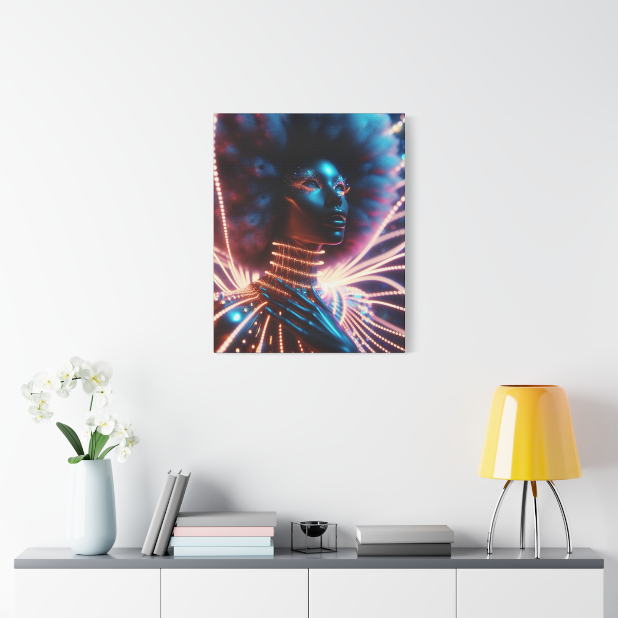 In Awe Futuristic Muse Matte Canvas Art - Stretched 1.25" - Image 31
