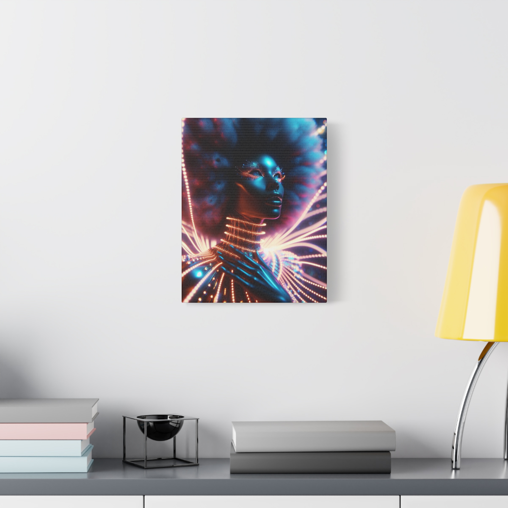 In Awe Futuristic Muse Matte Canvas Art - Stretched 1.25" - Image 11