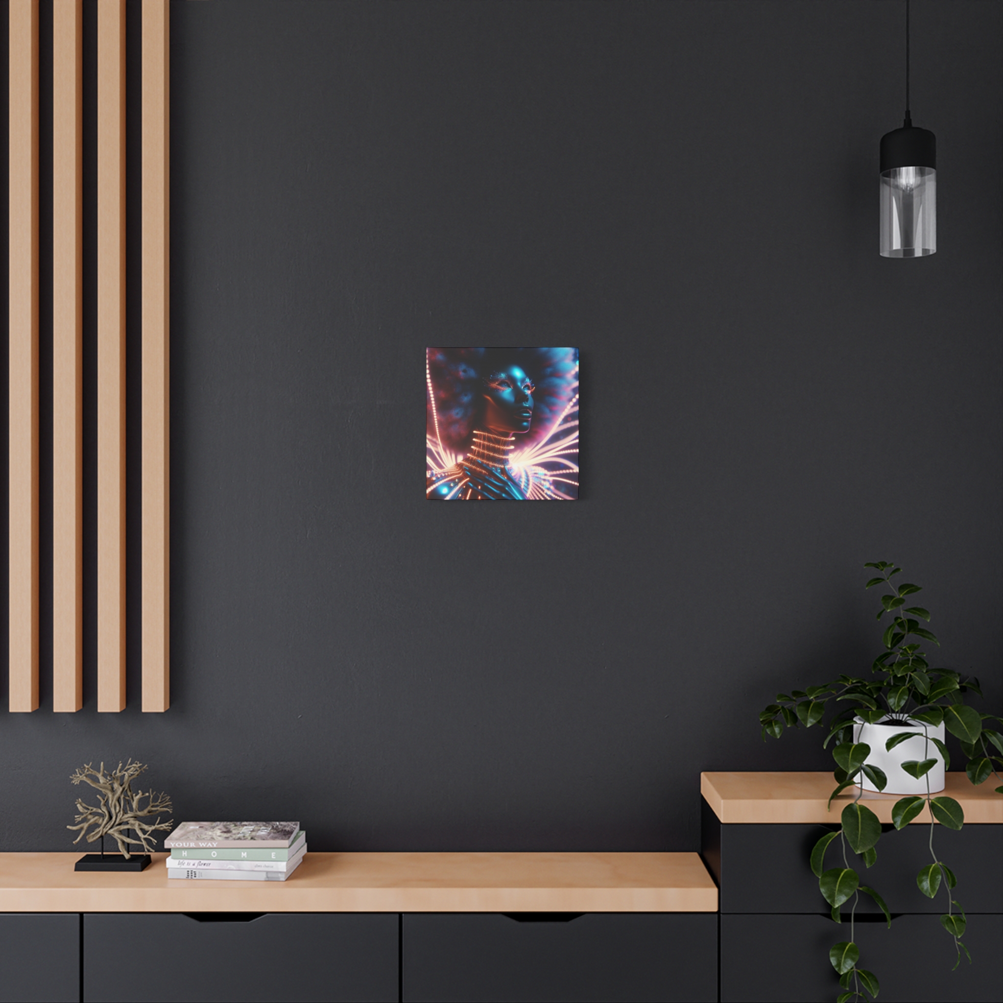 In Awe Futuristic Muse Matte Canvas Art - Stretched 1.25" - Image 60