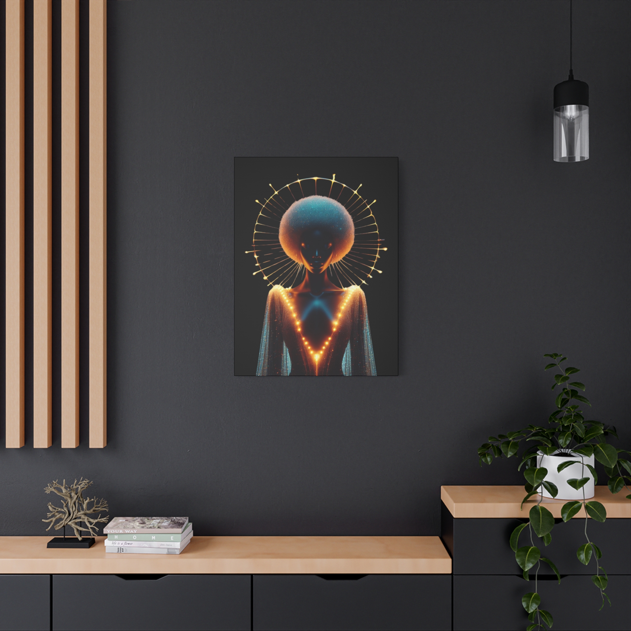 Glorious Halo Eternal Light Matte Canvas Wall Art - Image 8