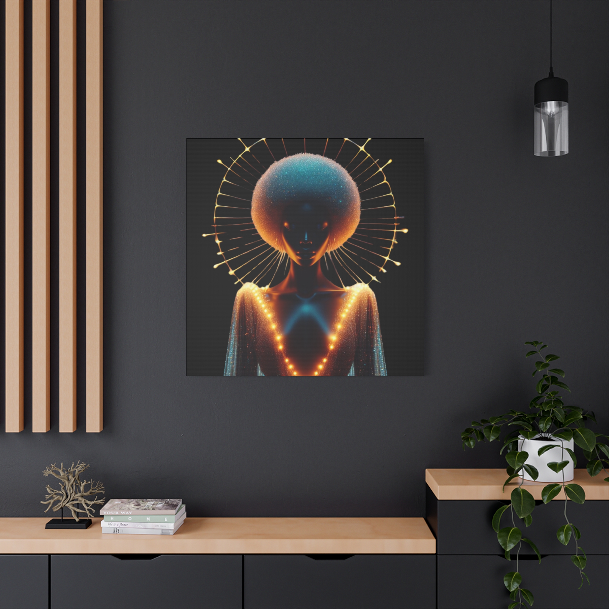 Glorious Halo Eternal Light Matte Canvas Wall Art - Image 4