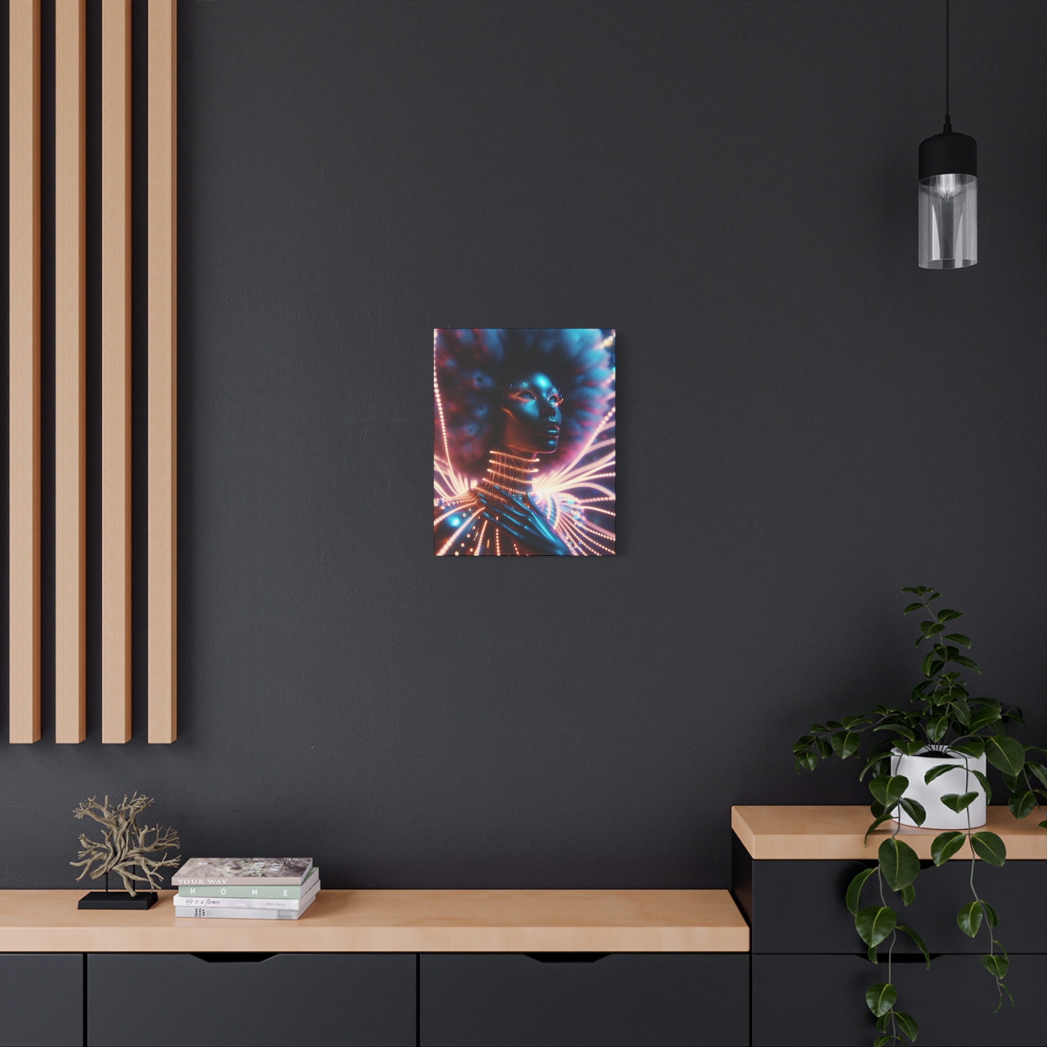 In Awe Futuristic Muse Matte Canvas Art - Stretched 1.25" - Image 20