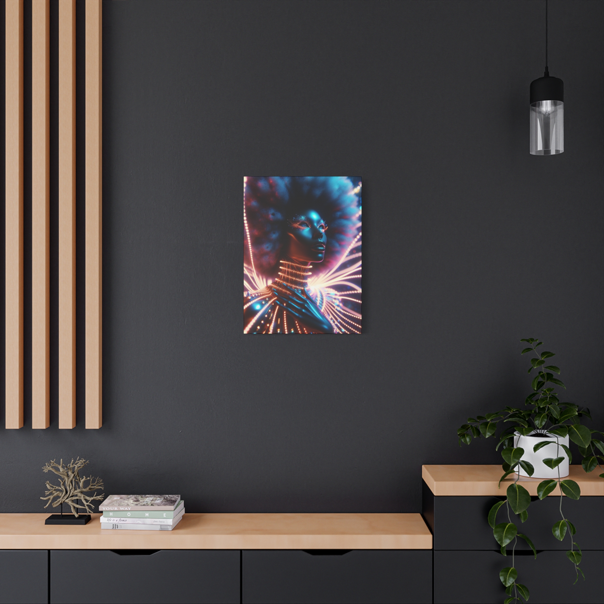 In Awe Futuristic Muse Matte Canvas Art - Stretched 1.25" - Image 24