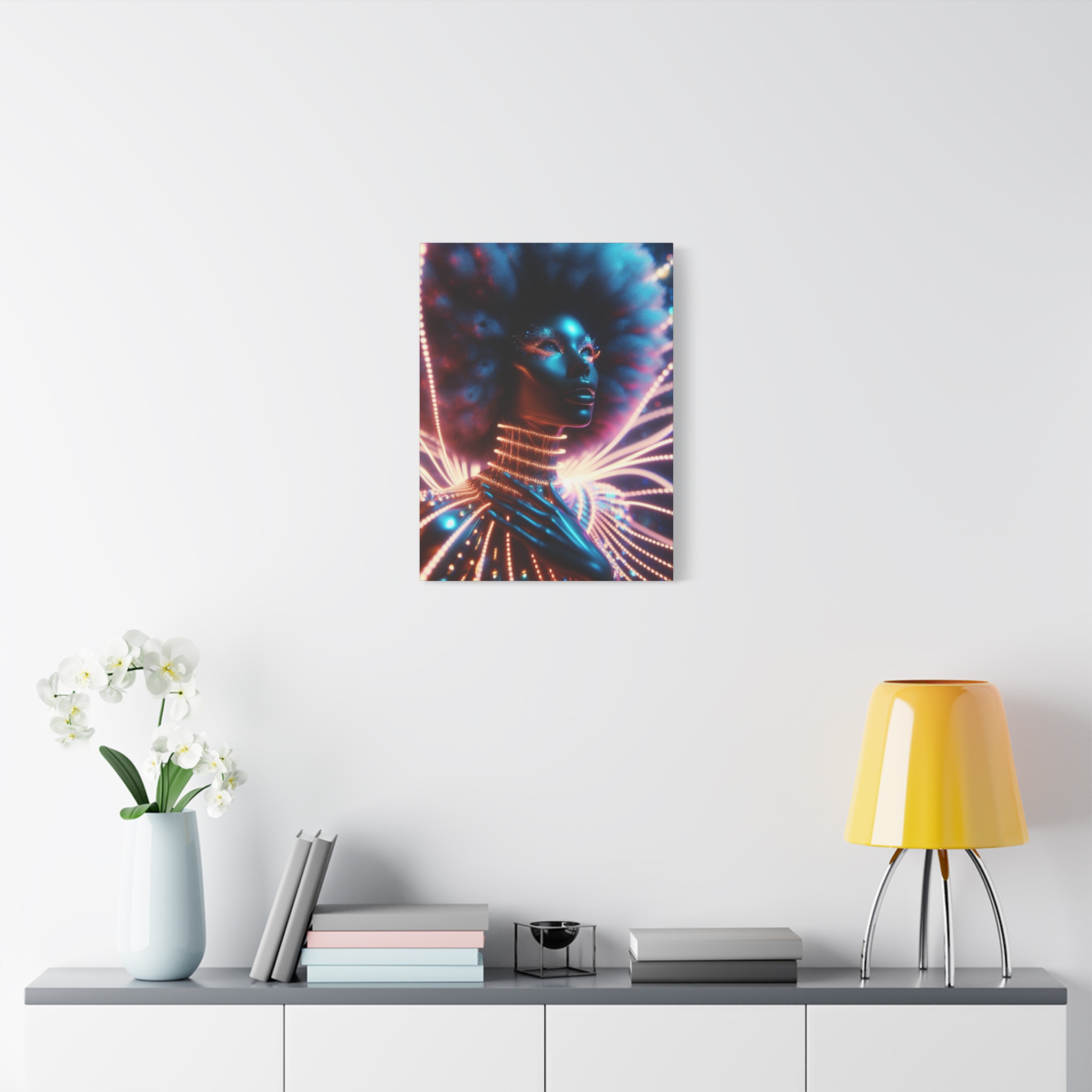 In Awe Futuristic Muse Matte Canvas Art - Stretched 1.25" - Image 23