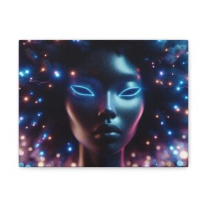 Canvas Print — Low Glow Neon Futuristic Wall Art