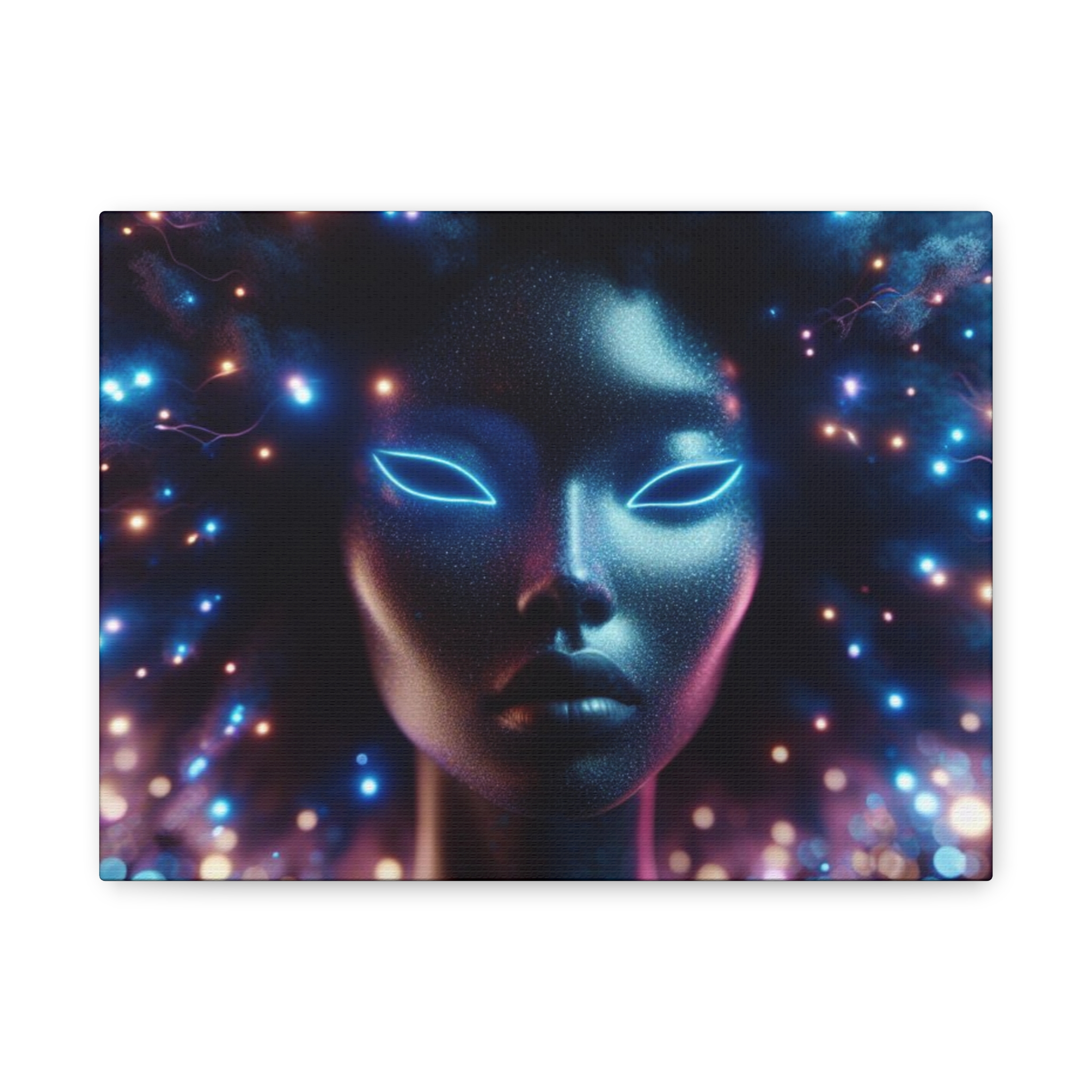 Canvas Print — Low Glow Neon Futuristic Wall Art