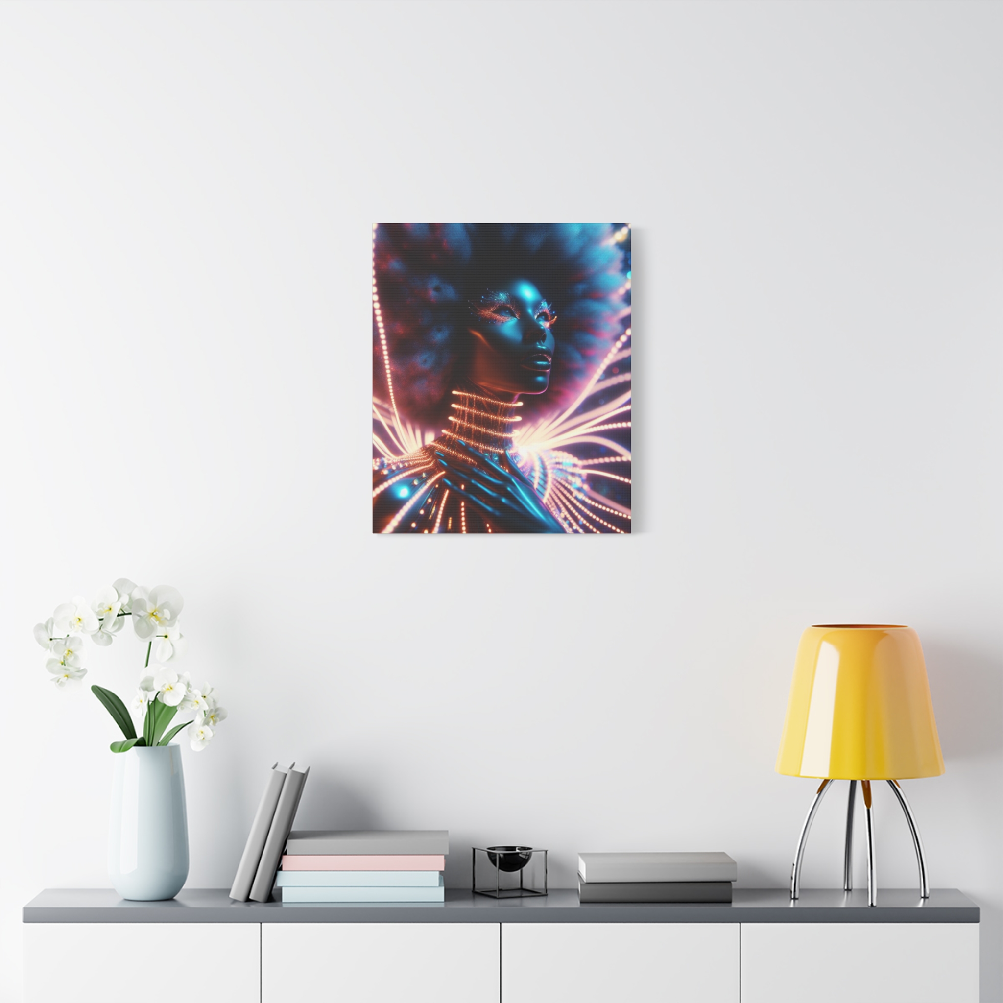 In Awe Futuristic Muse Matte Canvas Art - Stretched 1.25" - Image 27