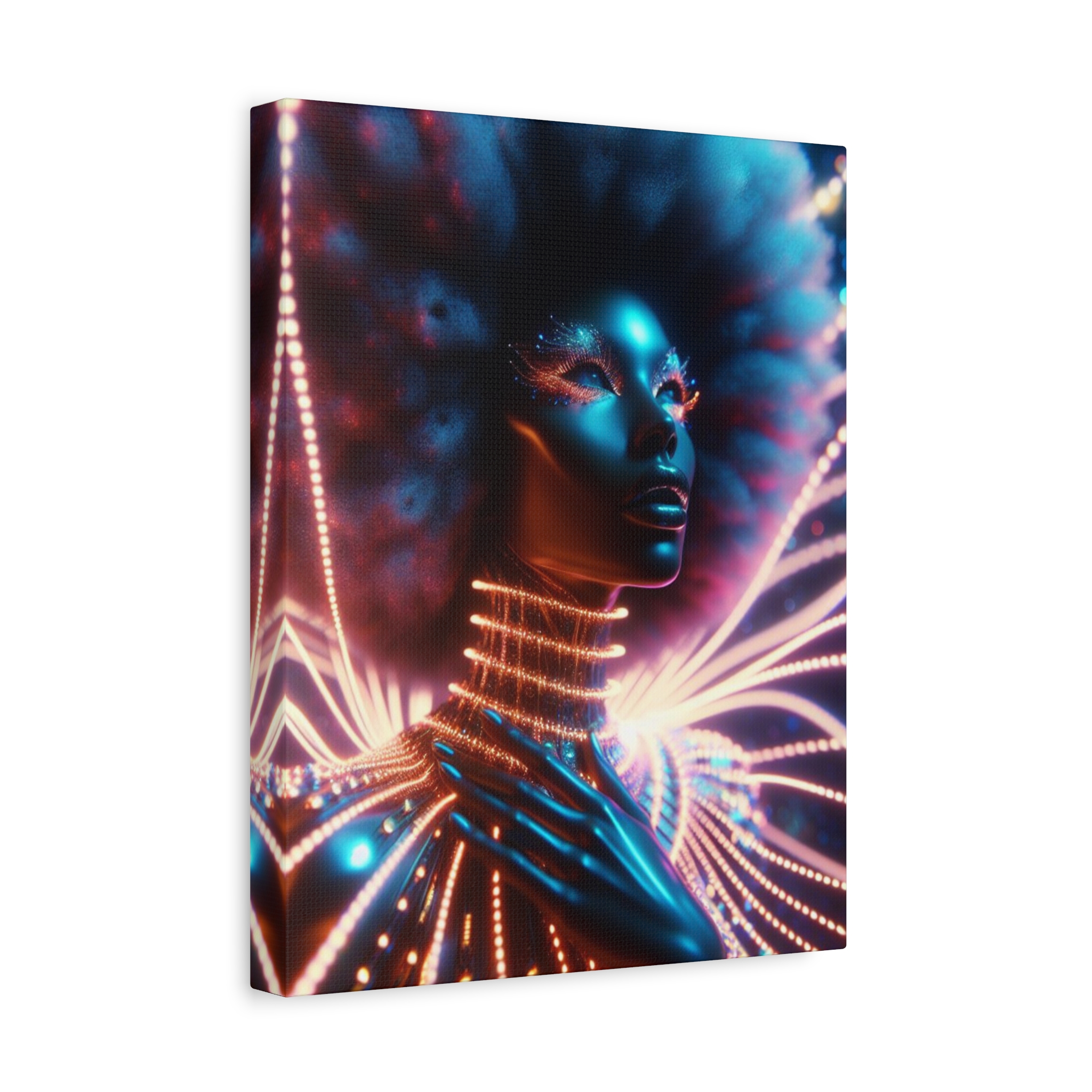 In Awe Futuristic Muse Matte Canvas Art - Stretched 1.25" - Image 10