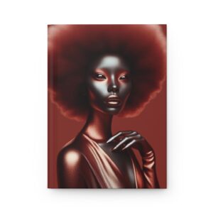 Sireness Afro Goddess Portrait Hardcover Journal — Notebook