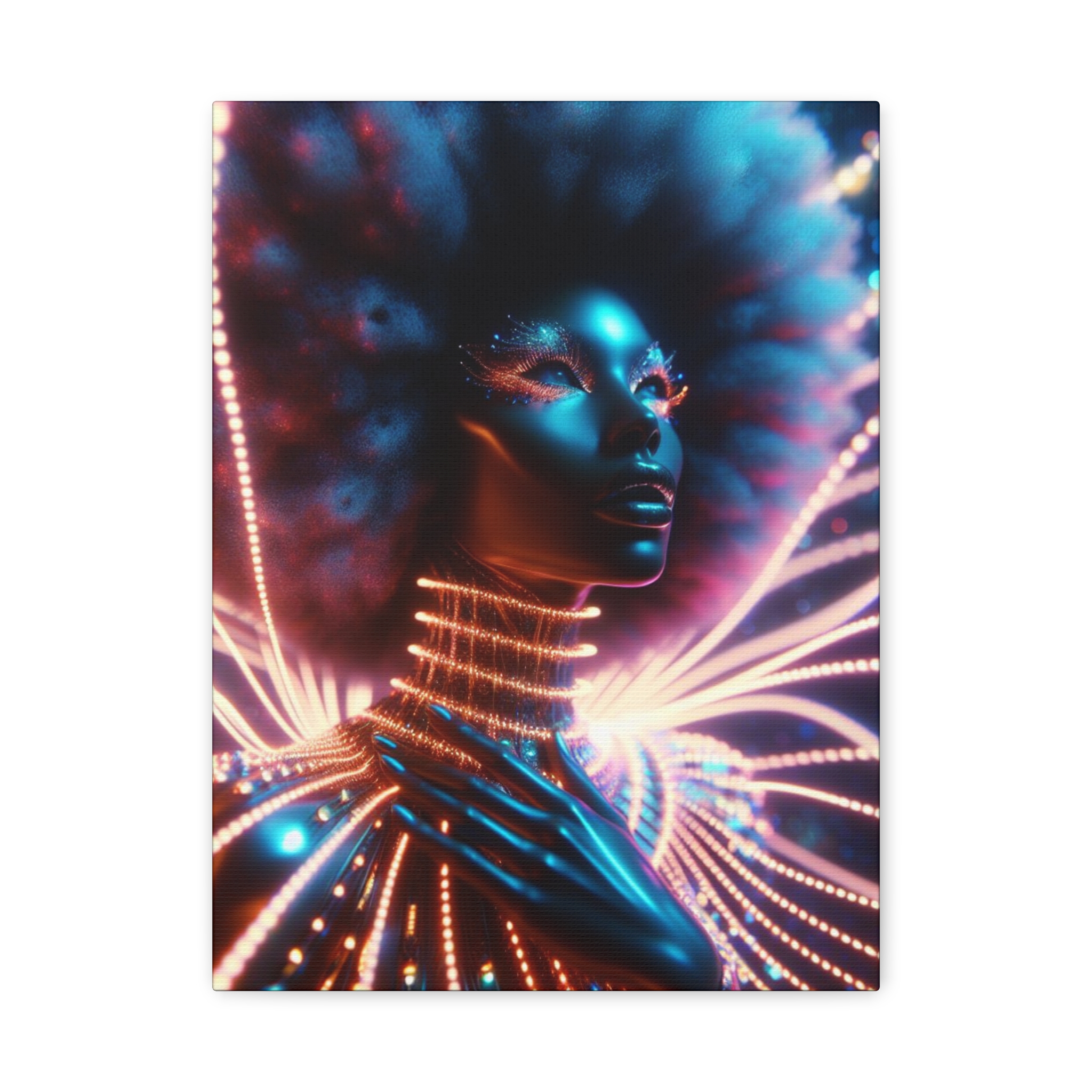 In Awe Futuristic Muse Matte Canvas Art - Stretched 1.25" - Image 13