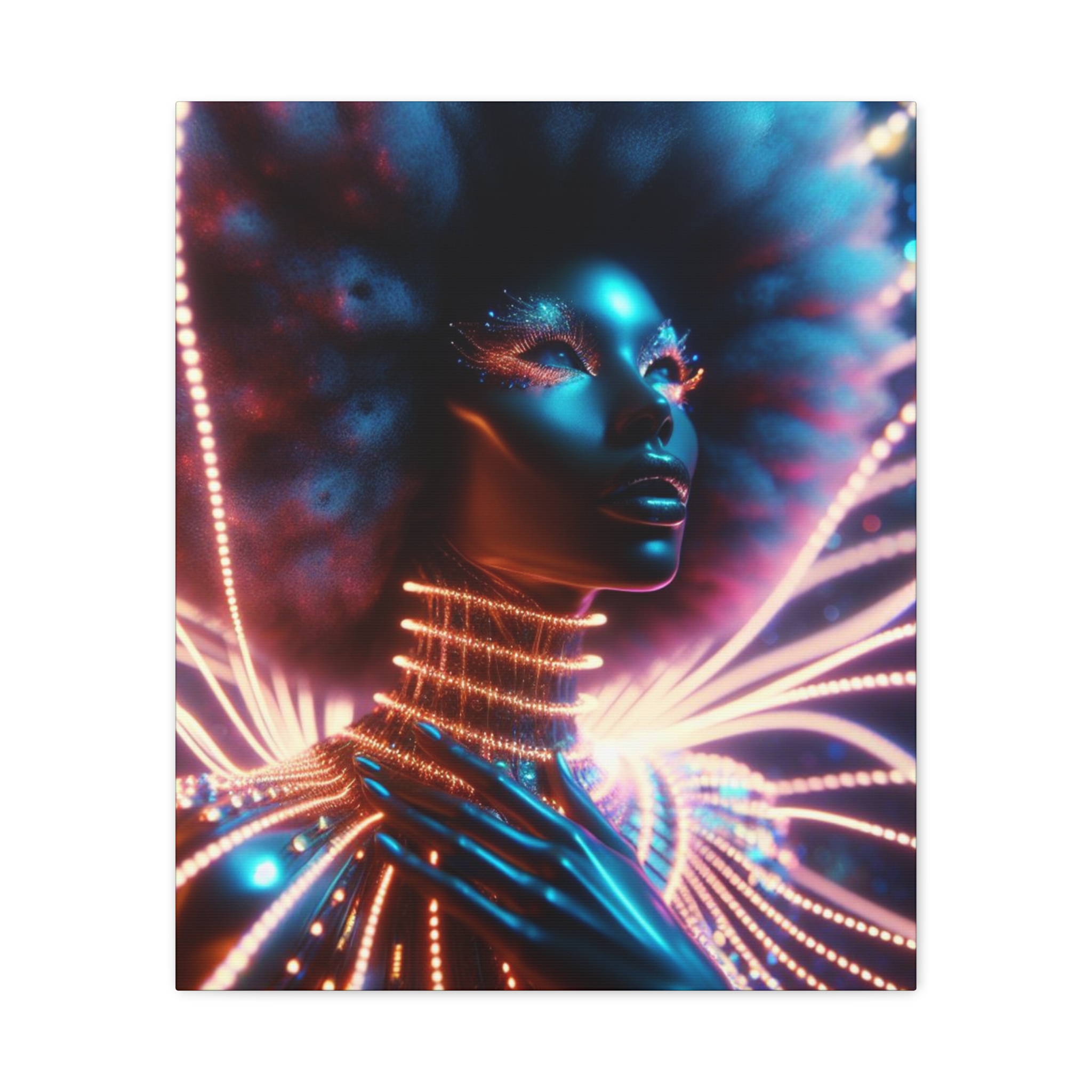 In Awe Futuristic Muse Matte Canvas Art - Stretched 1.25" - Image 25