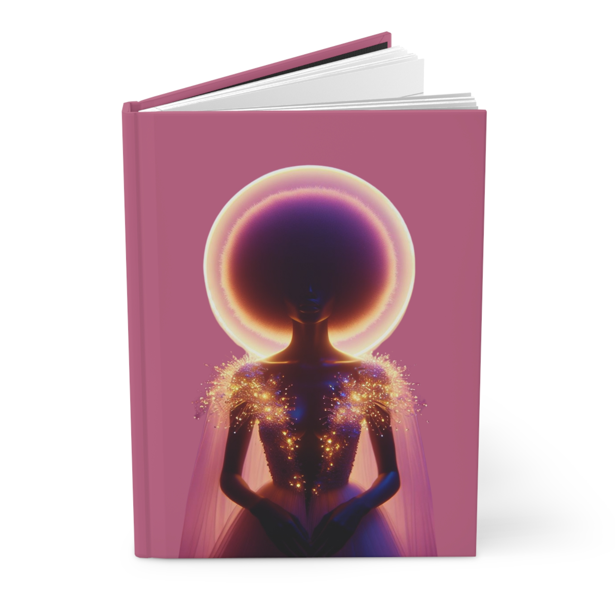 Blush Ethereal Halo Goddess Journal — Hardcover Notebook - Image 3