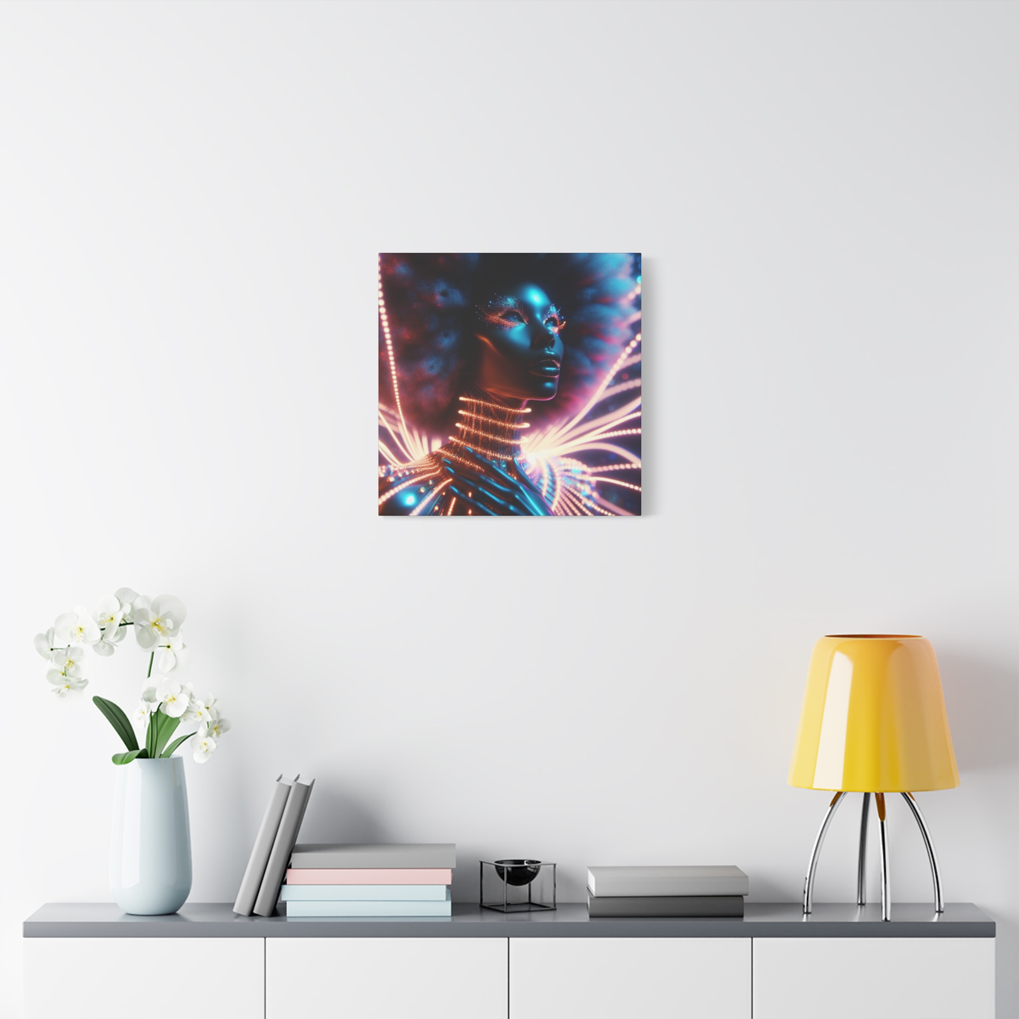 In Awe Futuristic Muse Matte Canvas Art - Stretched 1.25" - Image 67