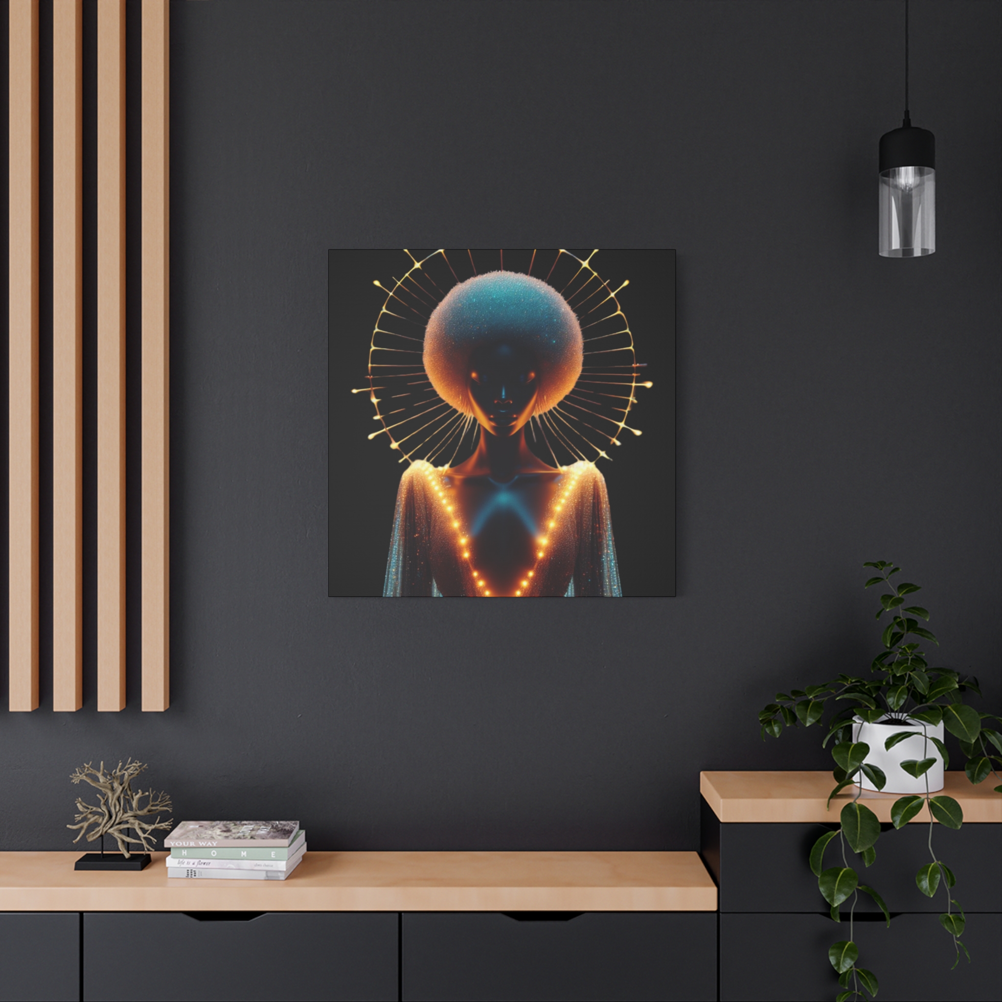 Glorious Halo Eternal Light Matte Canvas Wall Art - Image 44