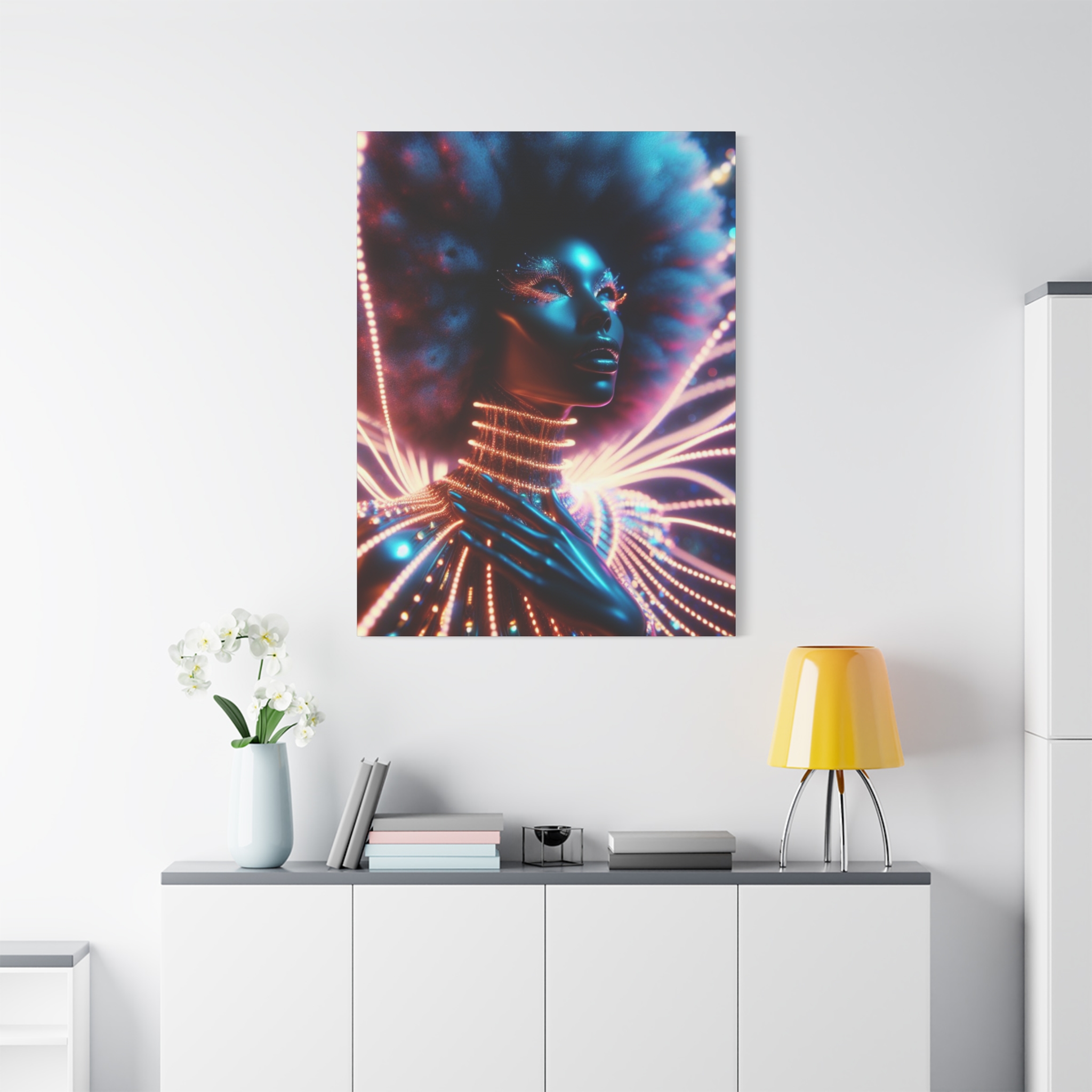 In Awe Futuristic Muse Matte Canvas Art - Stretched 1.25" - Image 43