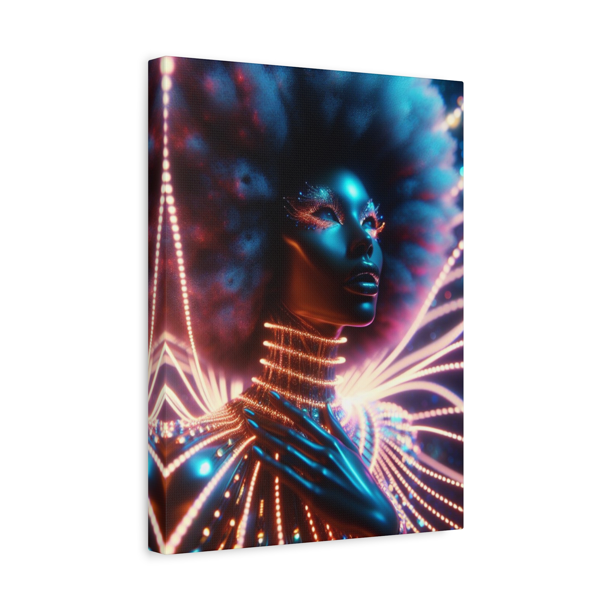 In Awe Futuristic Muse Matte Canvas Art - Stretched 1.25" - Image 14