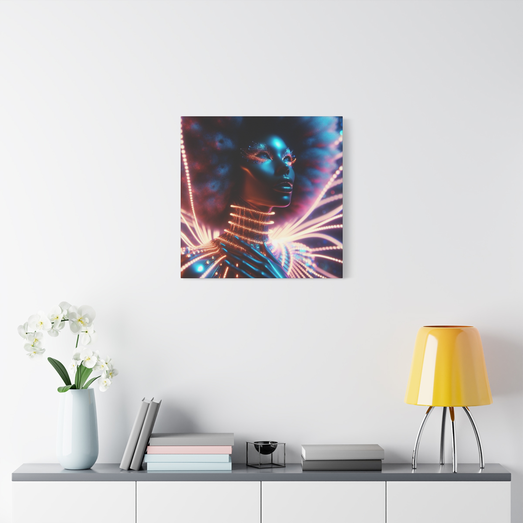 In Awe Futuristic Muse Matte Canvas Art - Stretched 1.25" - Image 71