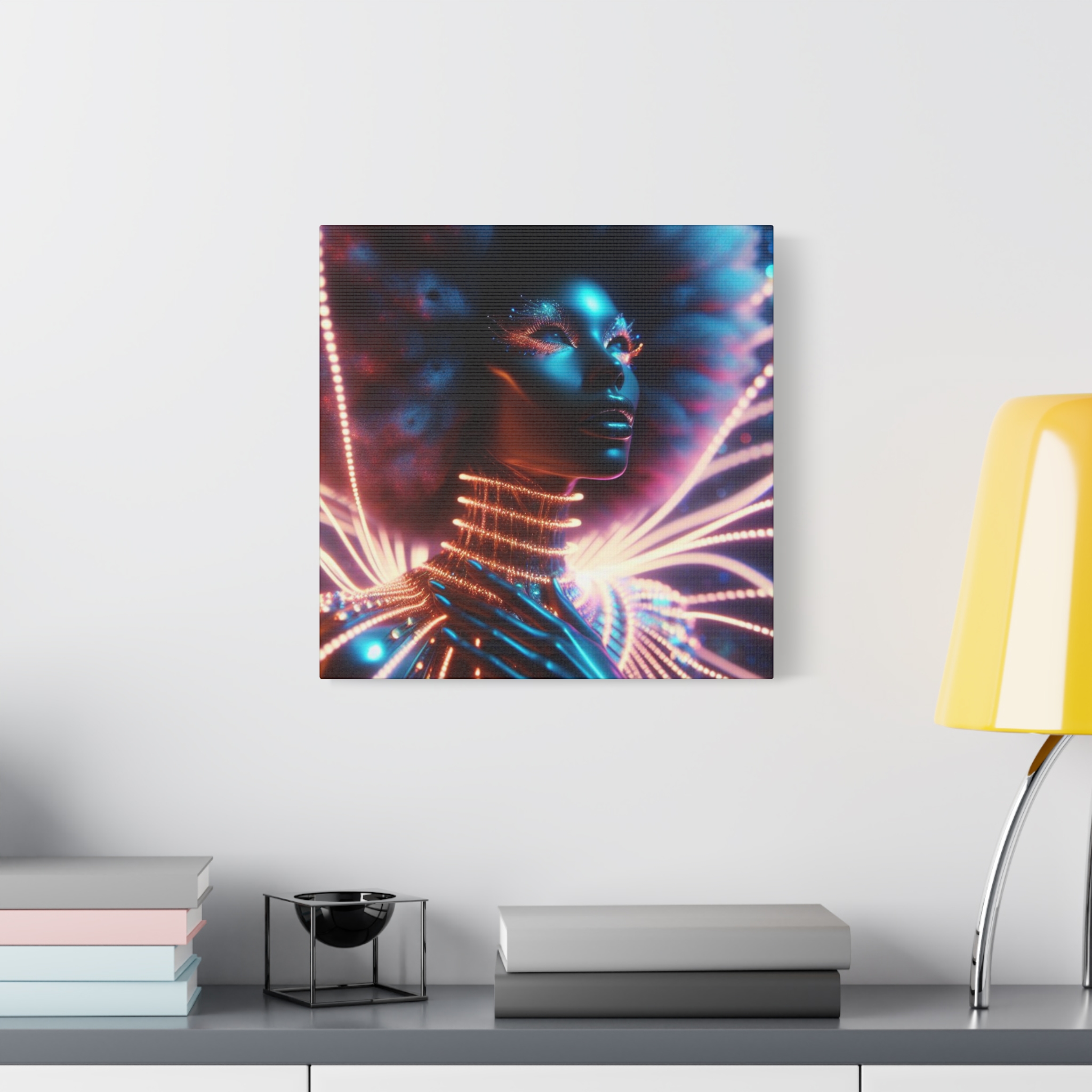 In Awe Futuristic Muse Matte Canvas Art - Stretched 1.25" - Image 63
