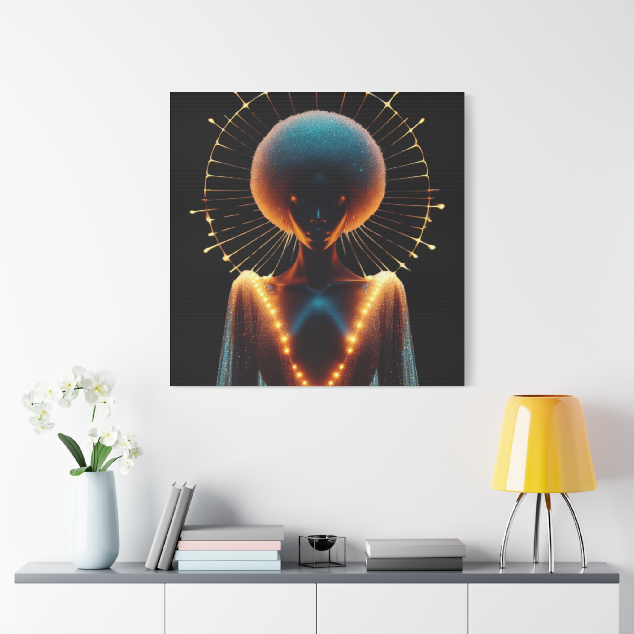 Glorious Halo Eternal Light Matte Canvas Wall Art - Image 3
