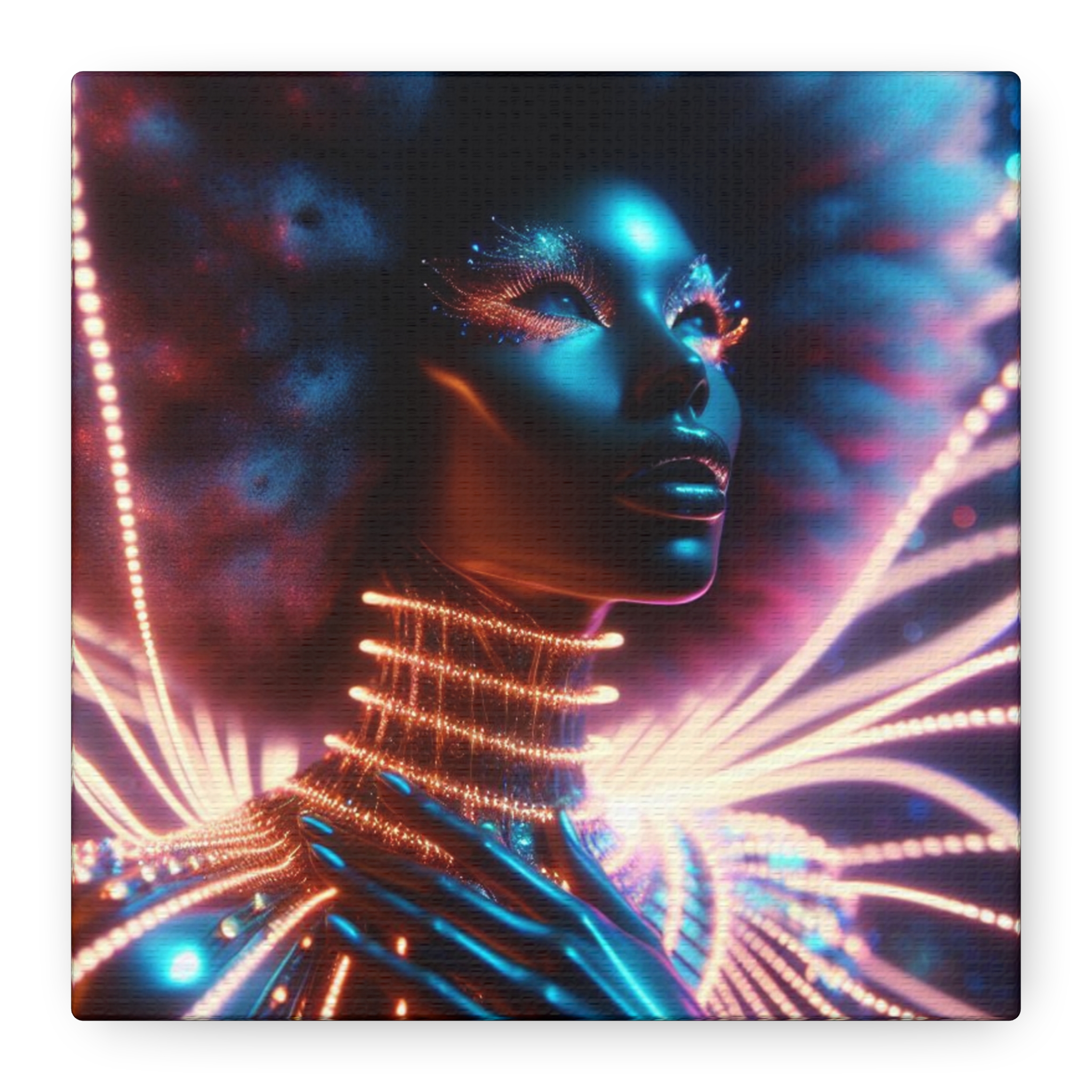 In Awe Futuristic Muse Matte Canvas Art - Stretched 1.25" - Image 45