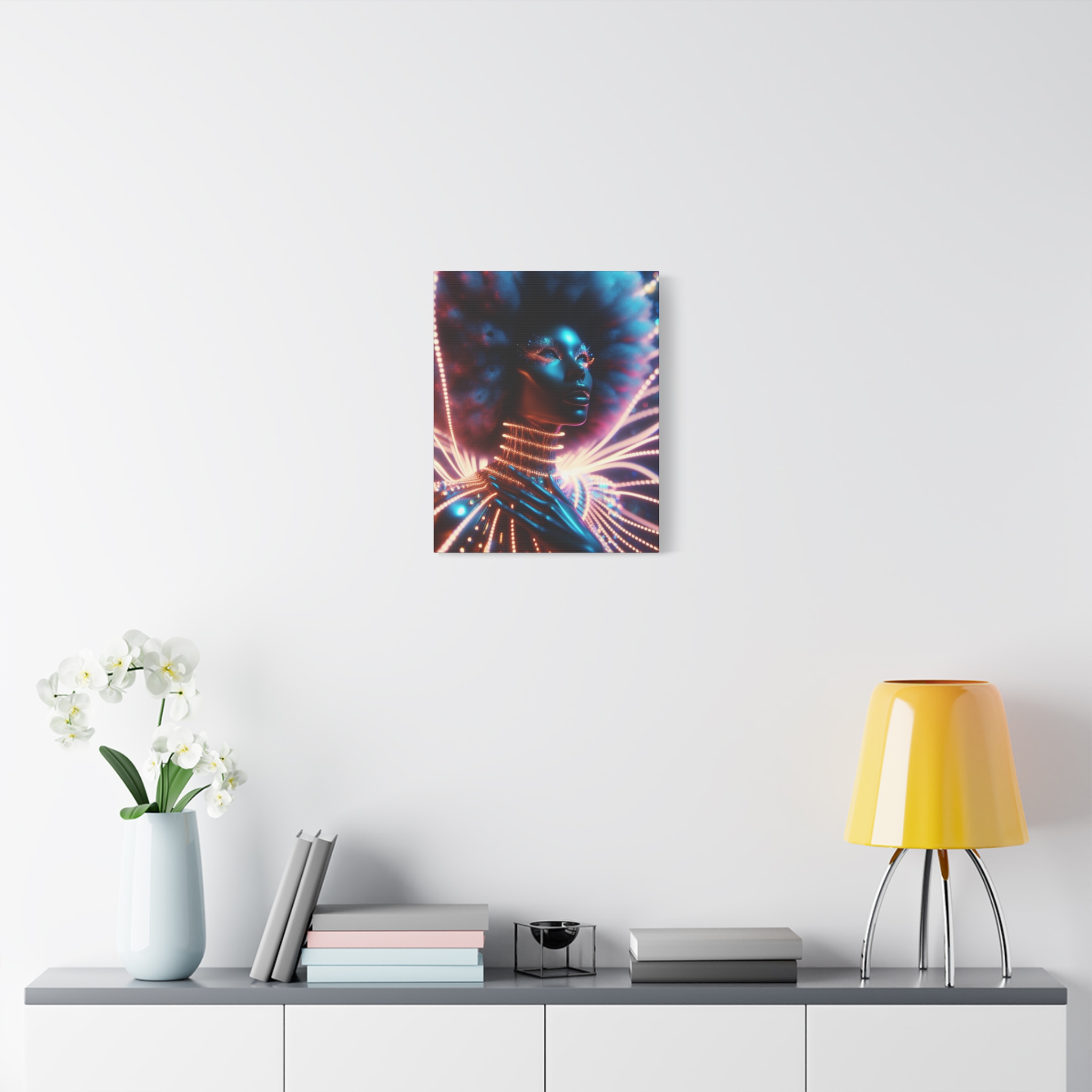 In Awe Futuristic Muse Matte Canvas Art - Stretched 1.25" - Image 19