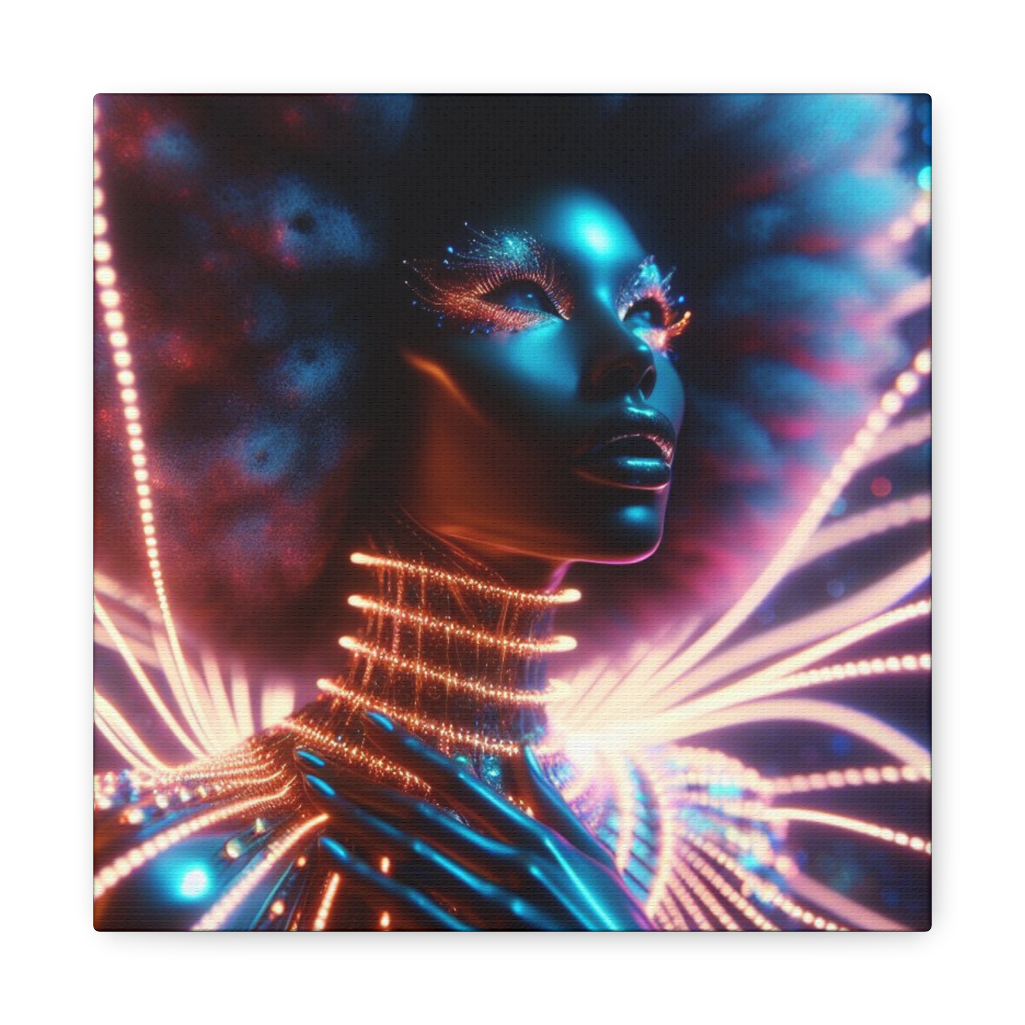 In Awe Futuristic Muse Matte Canvas Art - Stretched 1.25" - Image 49