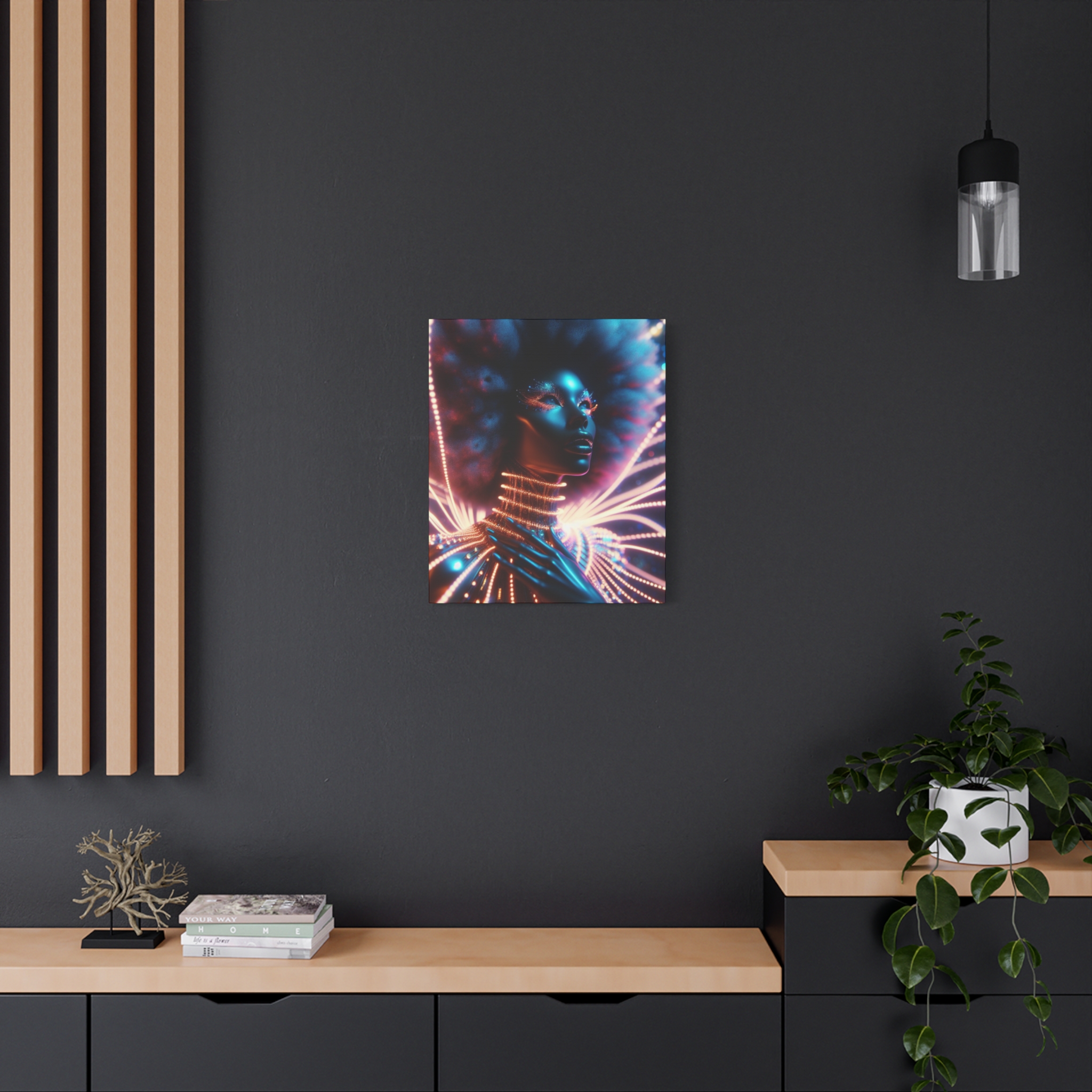 In Awe Futuristic Muse Matte Canvas Art - Stretched 1.25" - Image 28