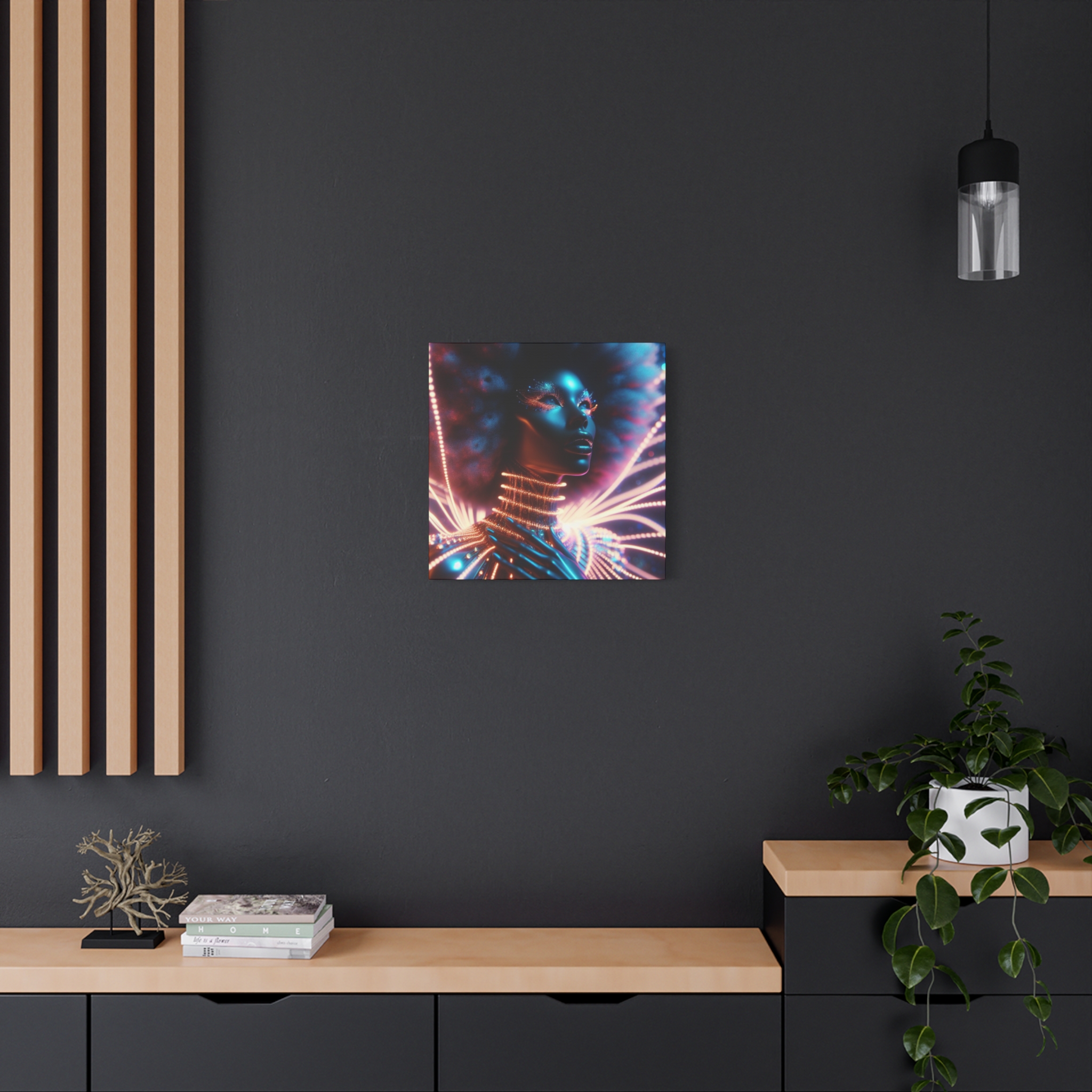 In Awe Futuristic Muse Matte Canvas Art - Stretched 1.25" - Image 68