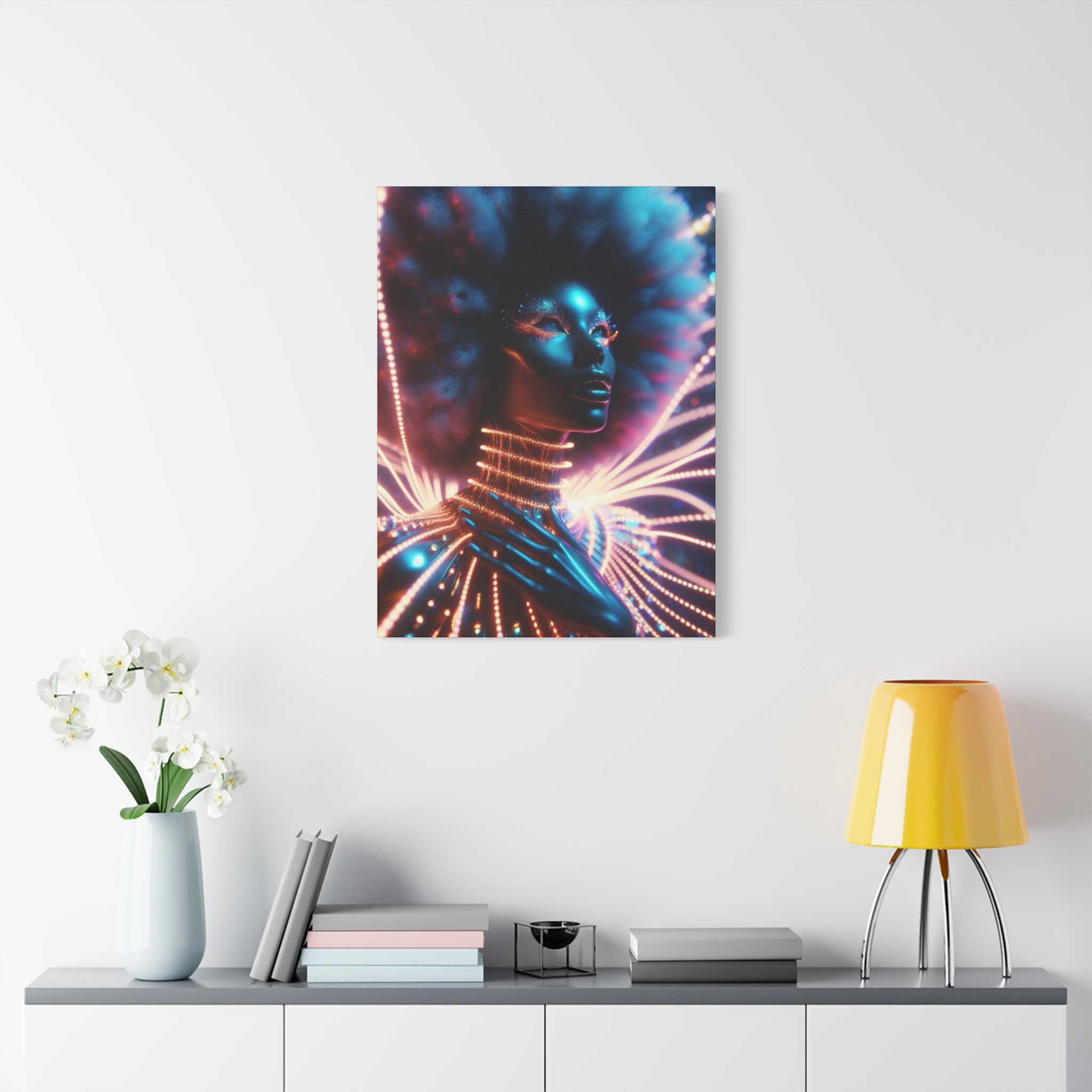 In Awe Futuristic Muse Matte Canvas Art - Stretched 1.25" - Image 35