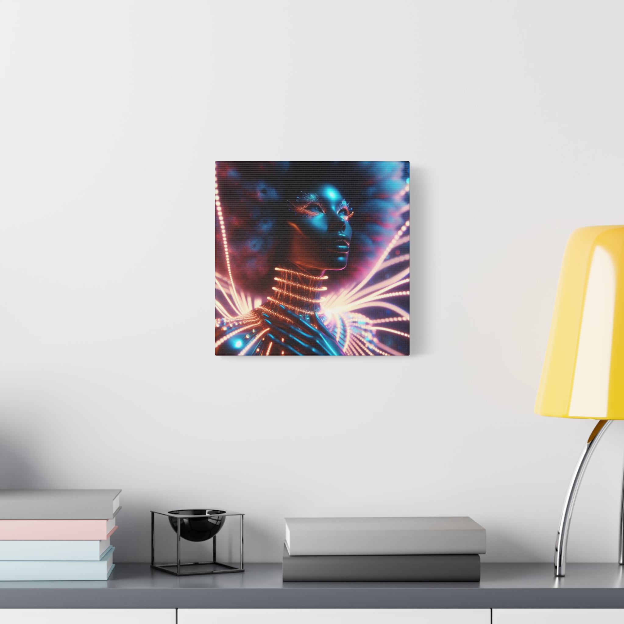 In Awe Futuristic Muse Matte Canvas Art - Stretched 1.25" - Image 55