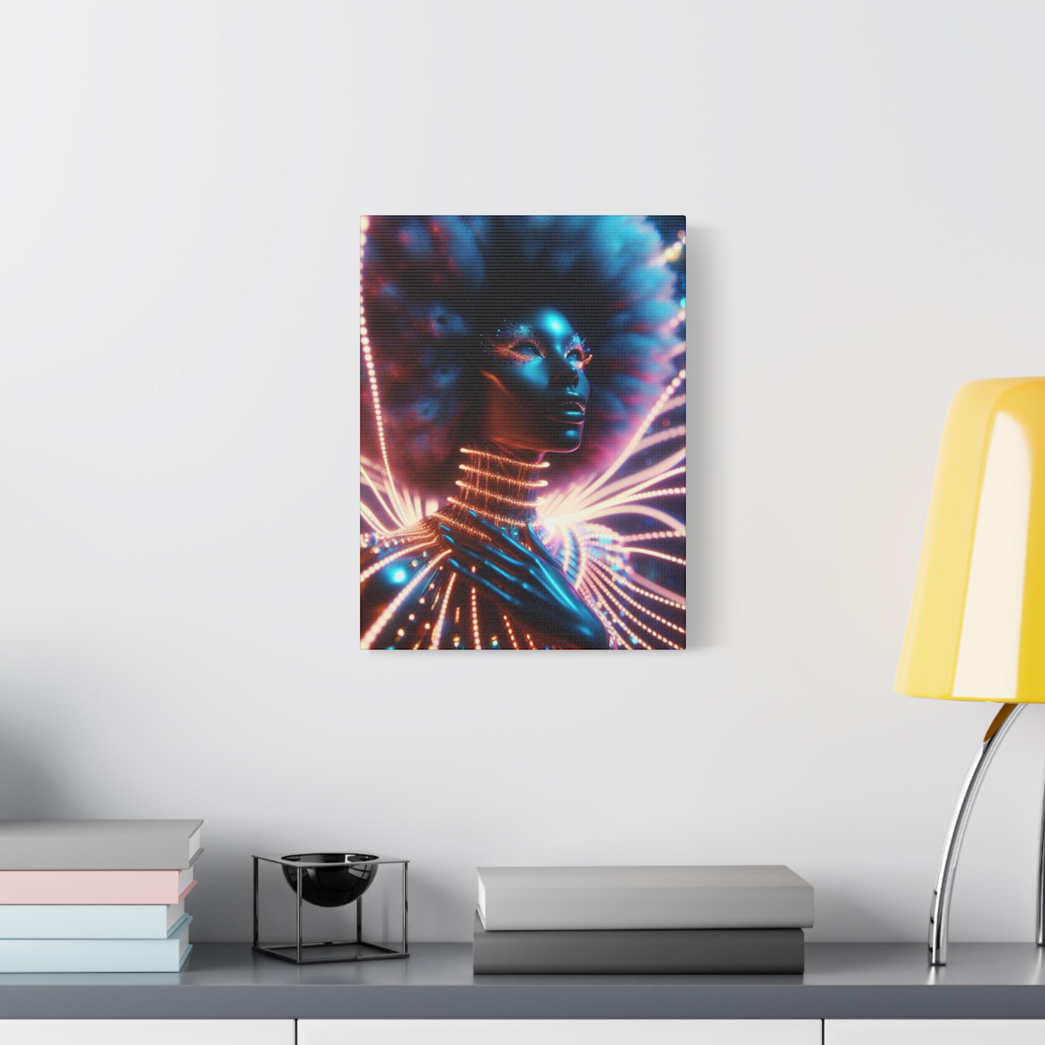 In Awe Futuristic Muse Matte Canvas Art - Stretched 1.25" - Image 15