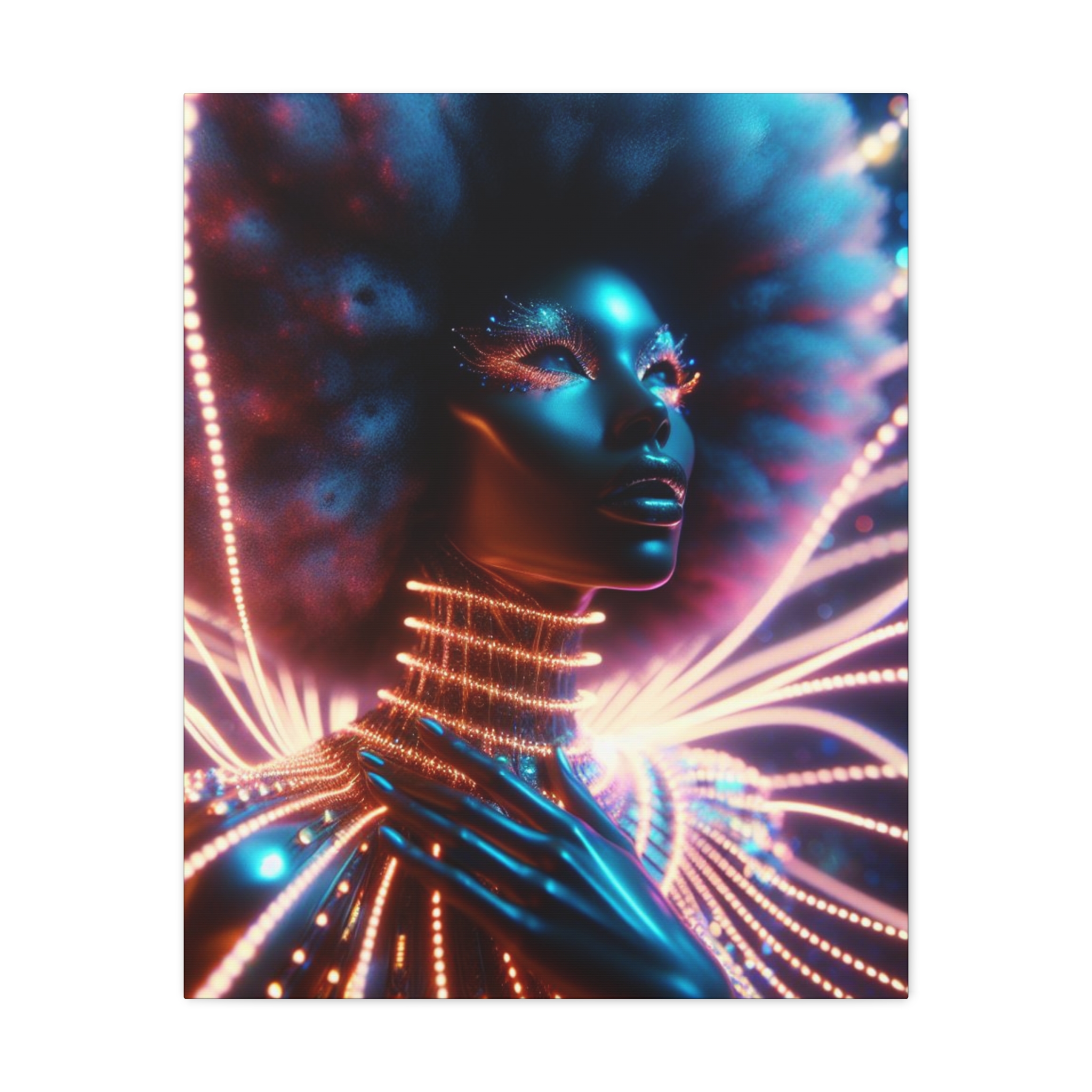 In Awe Futuristic Muse Matte Canvas Art - Stretched 1.25" - Image 29