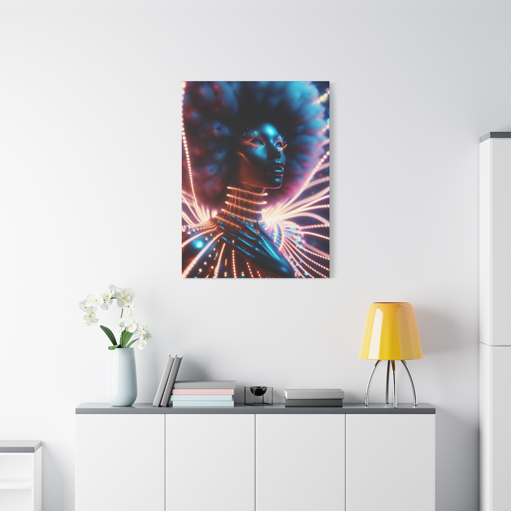 In Awe Futuristic Muse Matte Canvas Art - Stretched 1.25" - Image 39