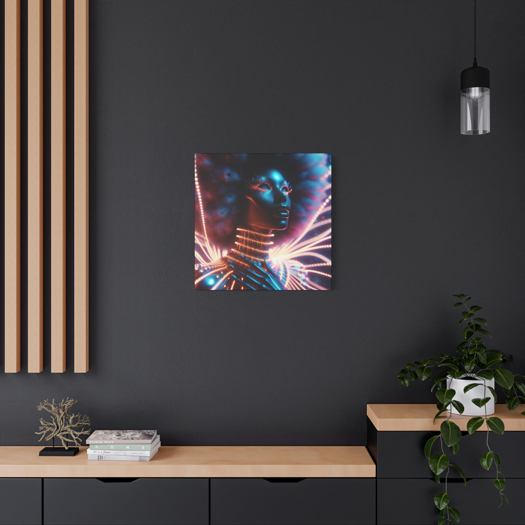 In Awe Futuristic Muse Matte Canvas Art - Stretched 1.25" - Image 72